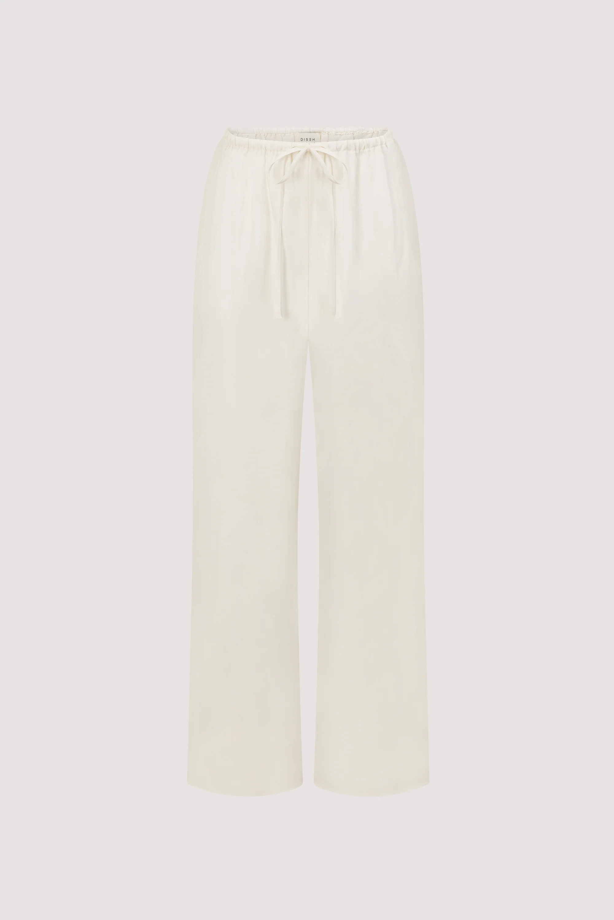 ADDIE WHITE CUPRO DRAWSTRING PANT - Image 7
