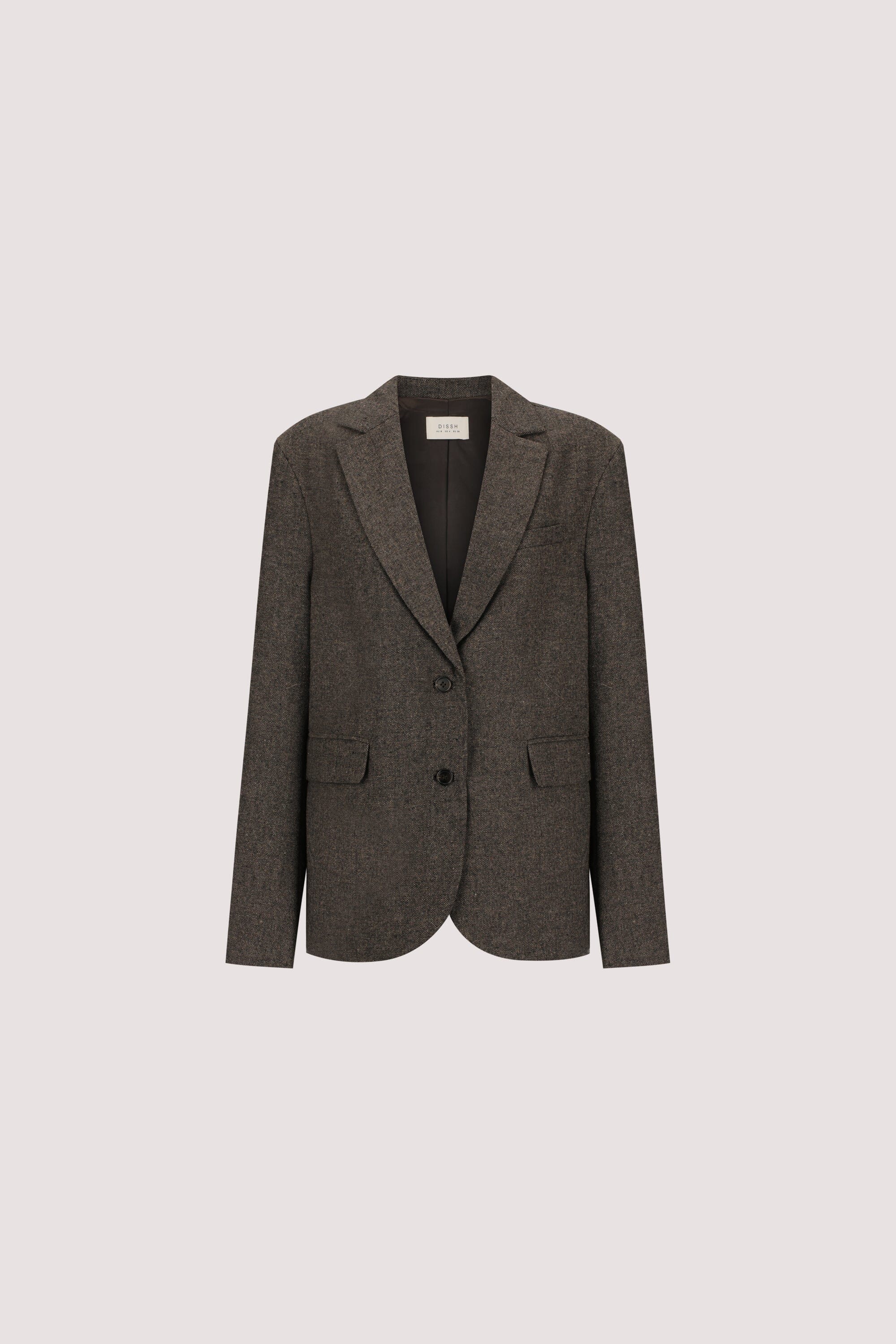 AMELIA MOCHA TEXTURED BLAZER - Image 7