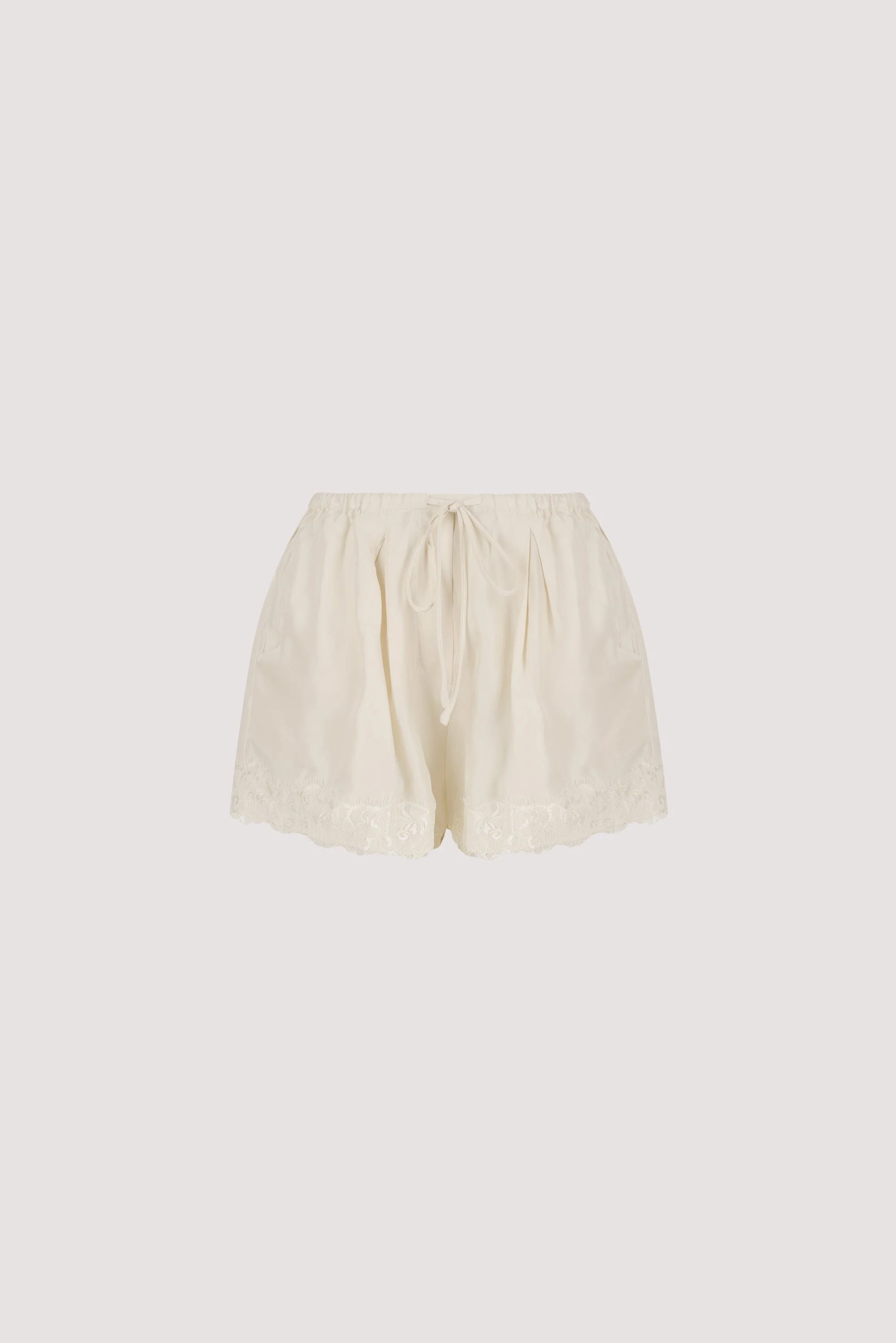 ANDREA SANDSTONE CUPRO LACE SHORT - Image 7
