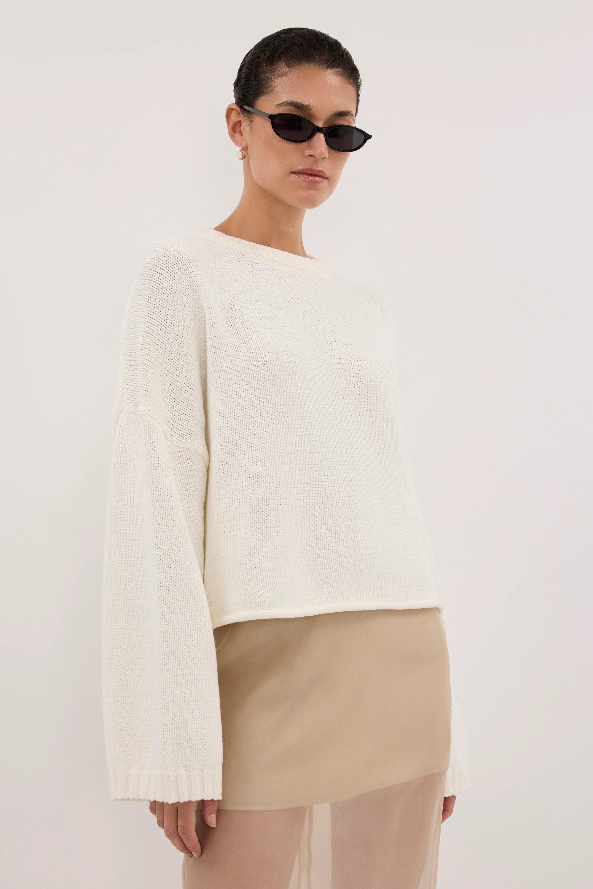 BAY IVORY KNIT JUMPER - Image 2