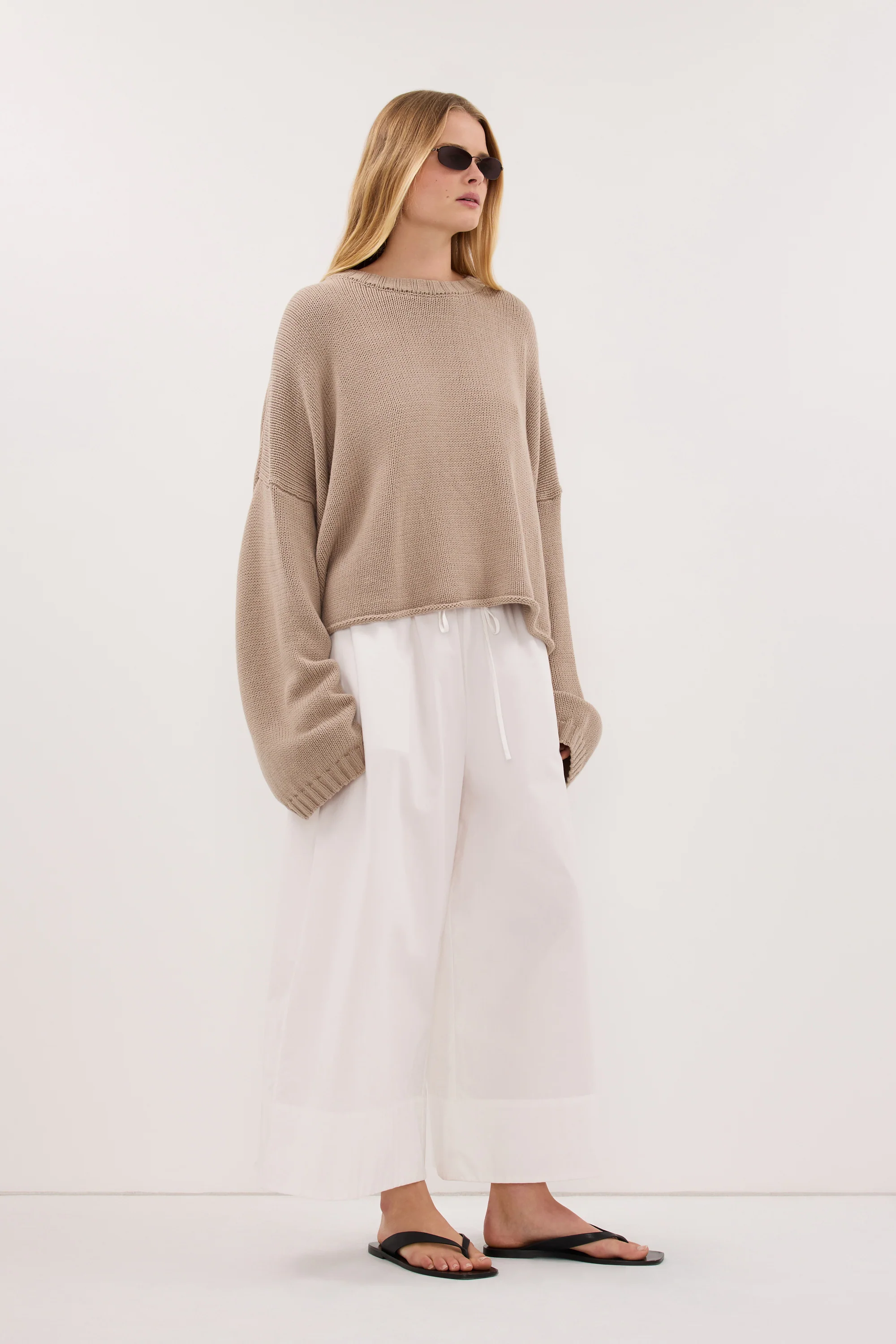 BAY TAUPE KNIT JUMPER - Image 3