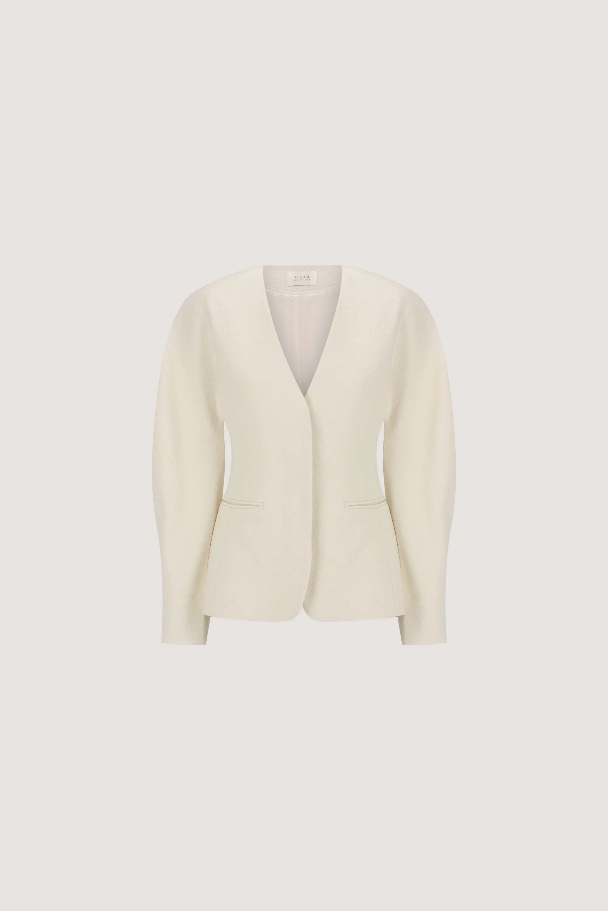 BOBBI CREAM BOUCLE COCOON BLAZER - Image 8