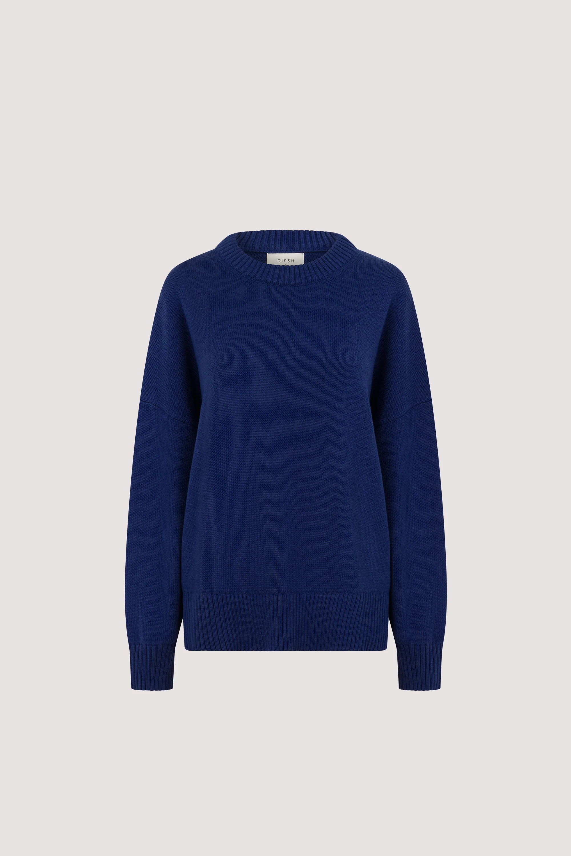 CECILIA COBALT CREW NECK JUMPER - Image 8