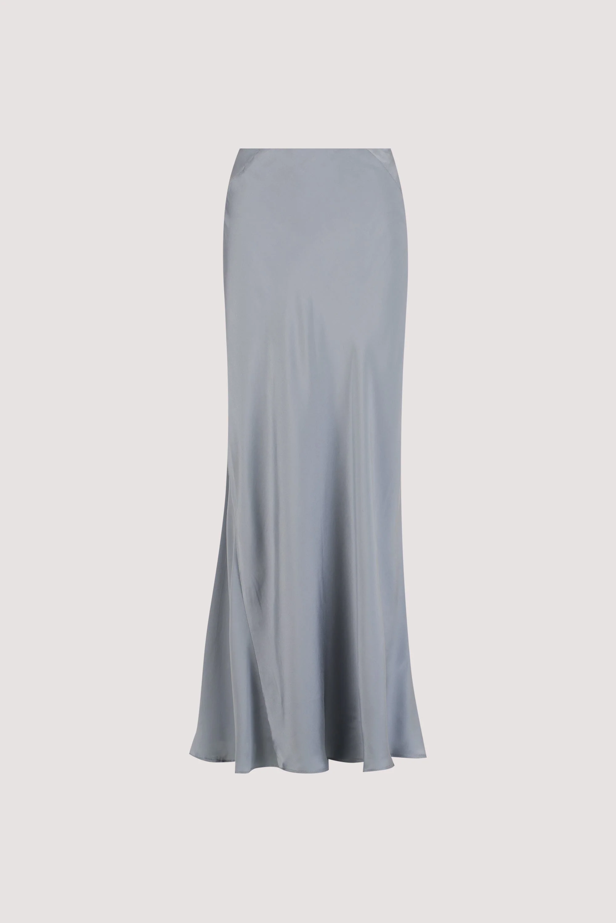 COLETTE DUSTY BLUE SILK MAXI SKIRT - Image 7