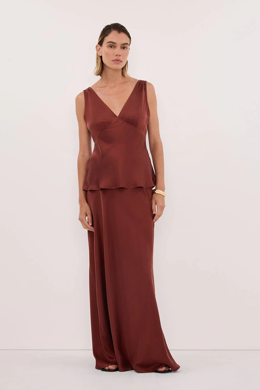 COLETTE SAHARA SILK MAXI SKIRT - Image 2