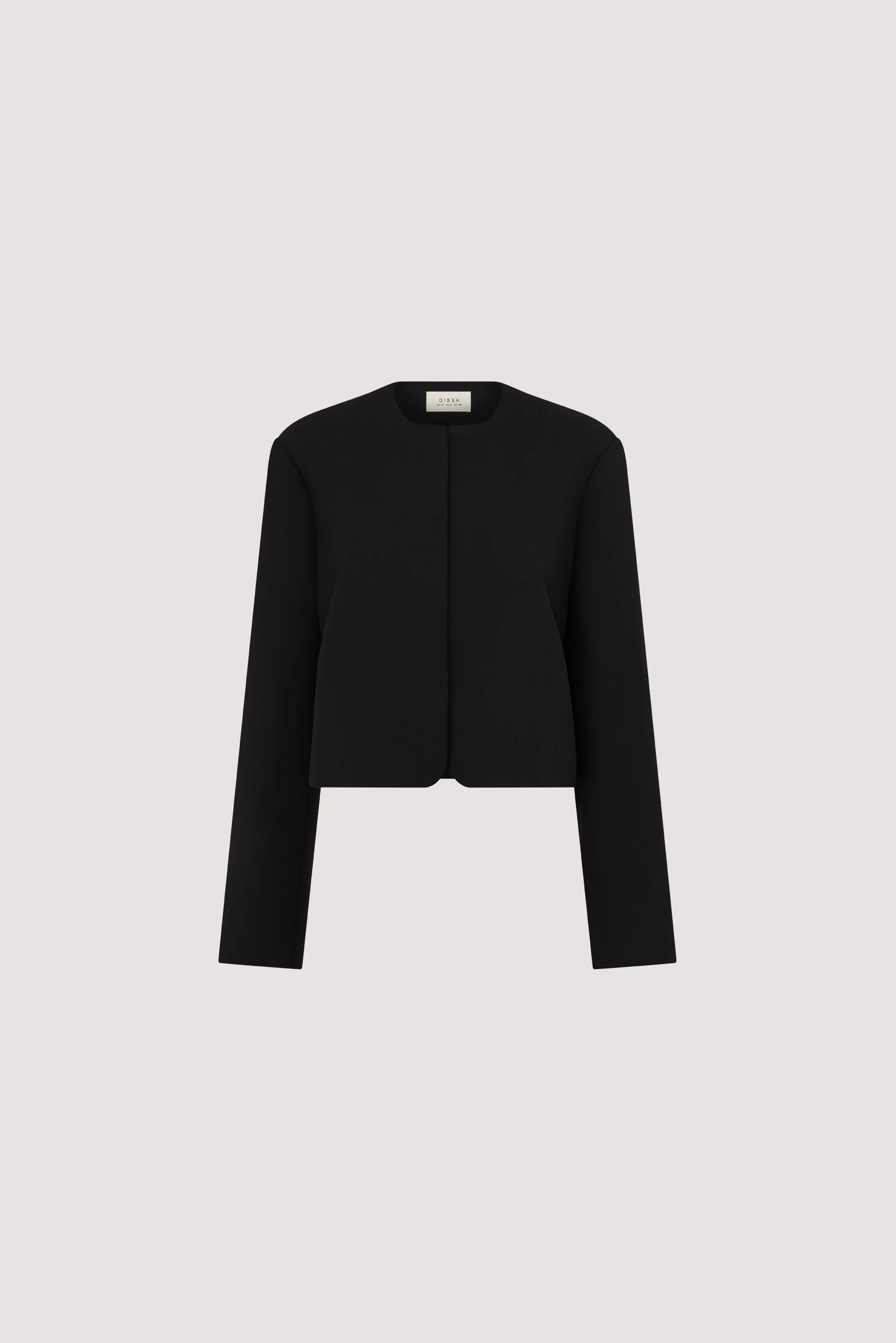 CYRUS BLACK CROPPED BLAZER - Image 7