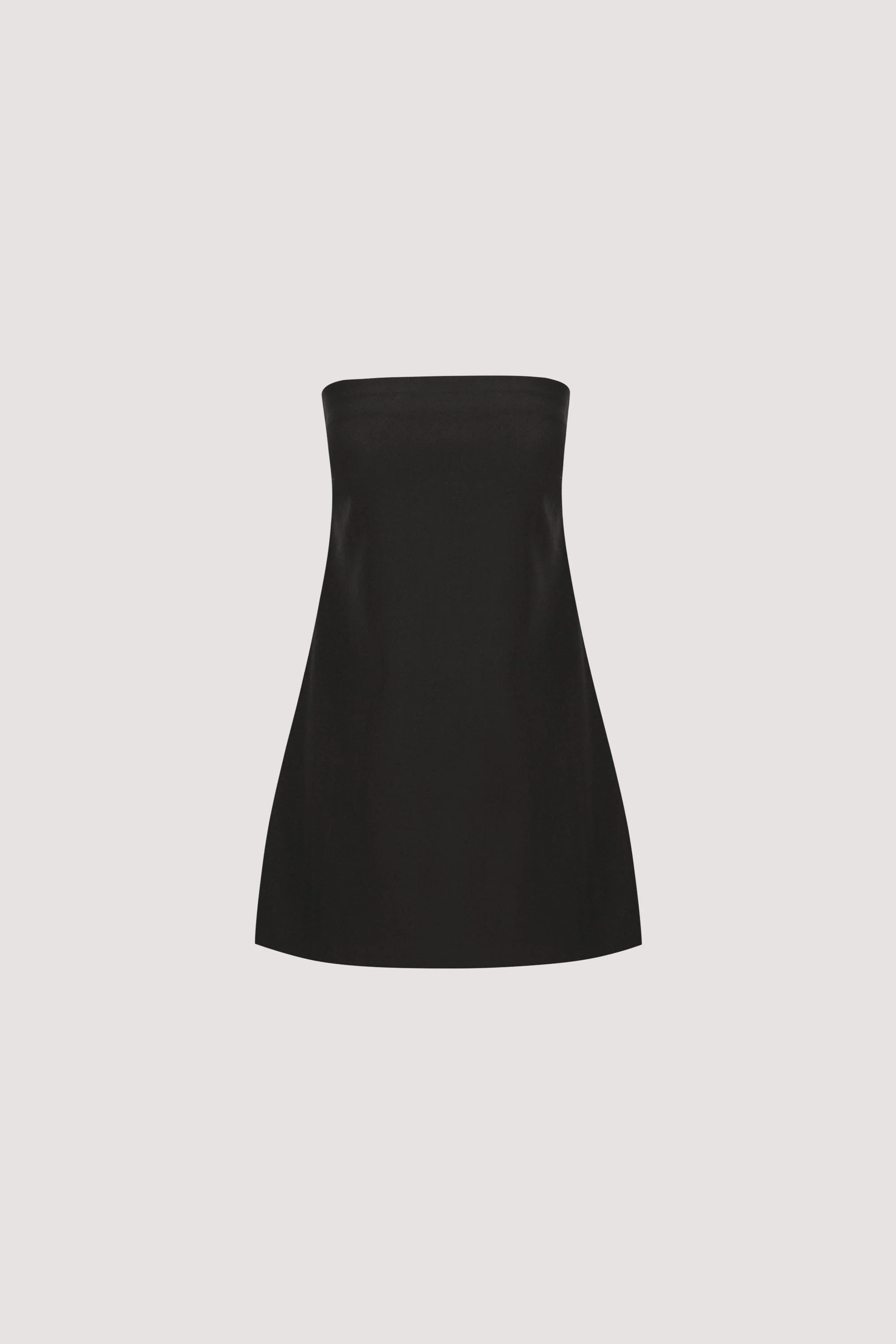 CYRUS BLACK STRAPLESS TUNIC TOP - Image 8