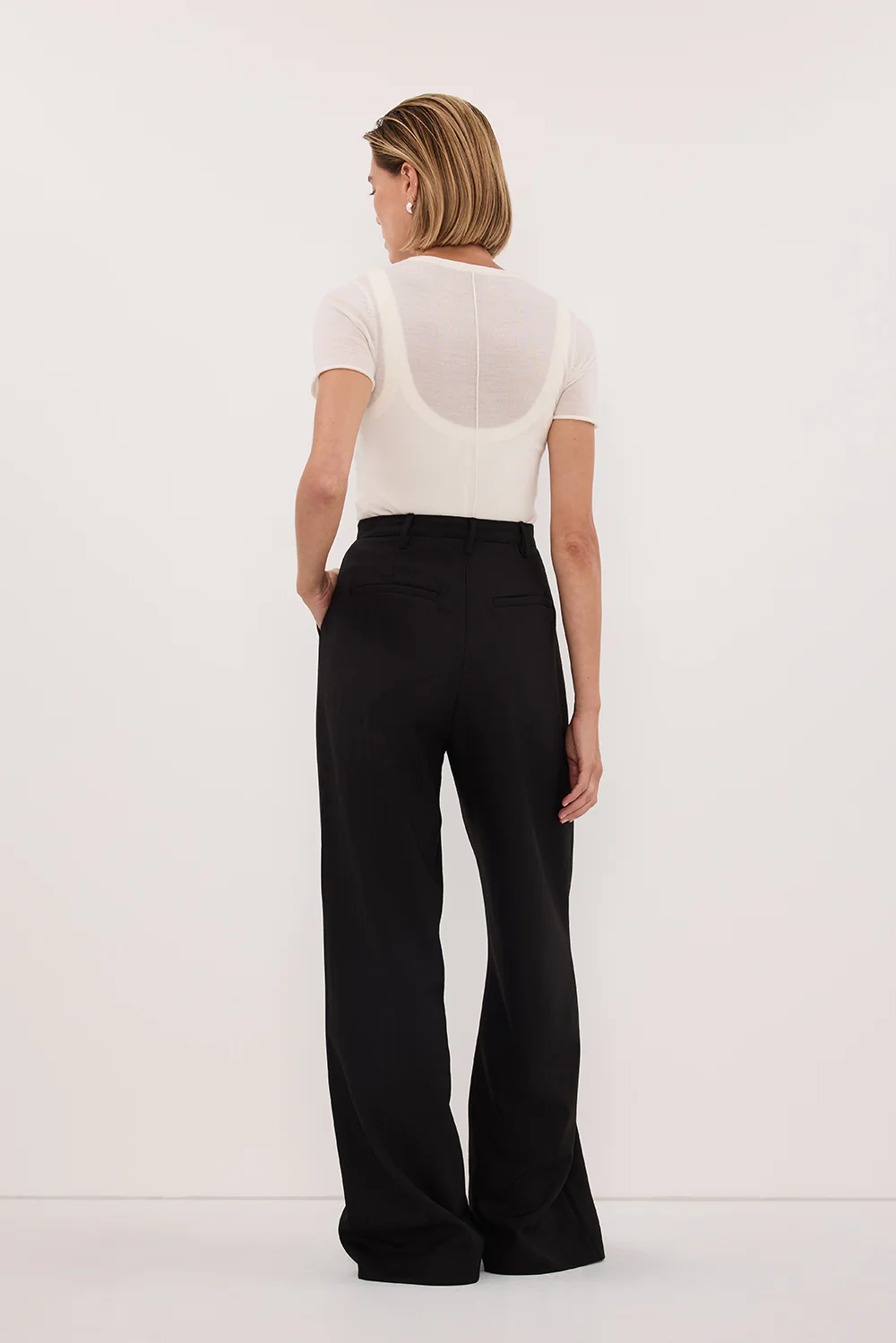CYRUS BLACK TAILORED PANT - Image 5