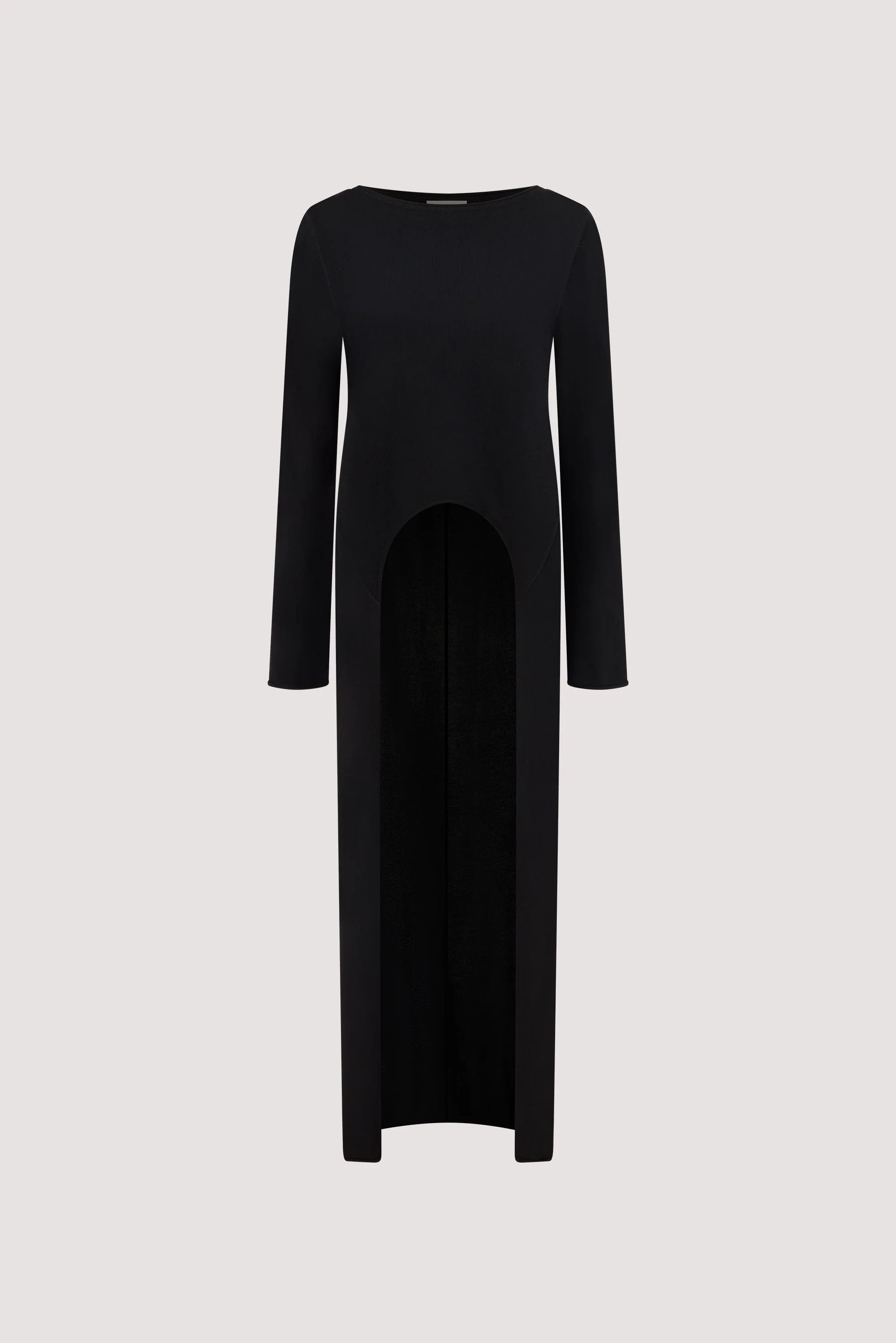 DAPHNE BLACK KNIT CAPE TOP - Image 7