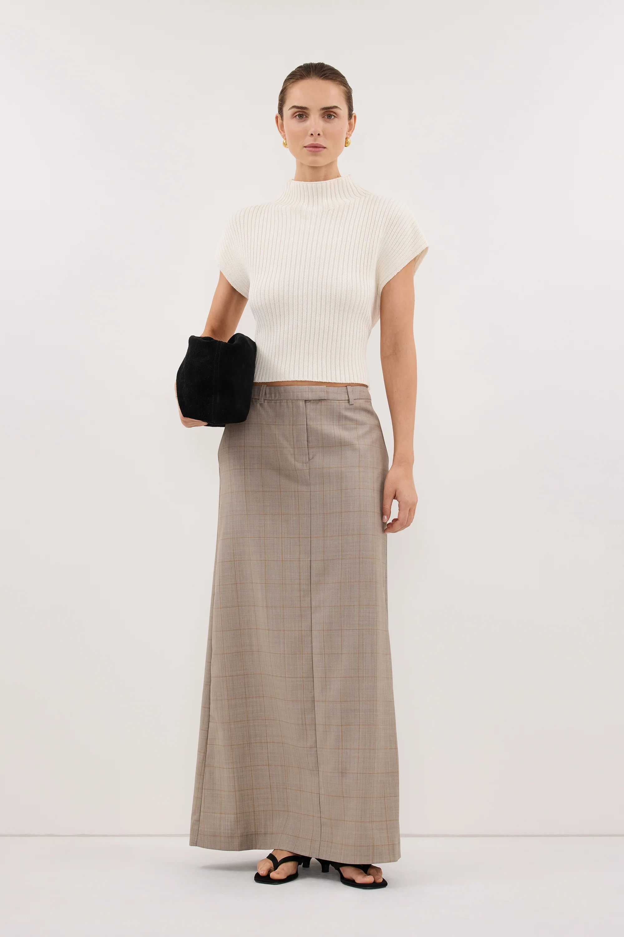 DELLA OFF WHITE KNIT TOP