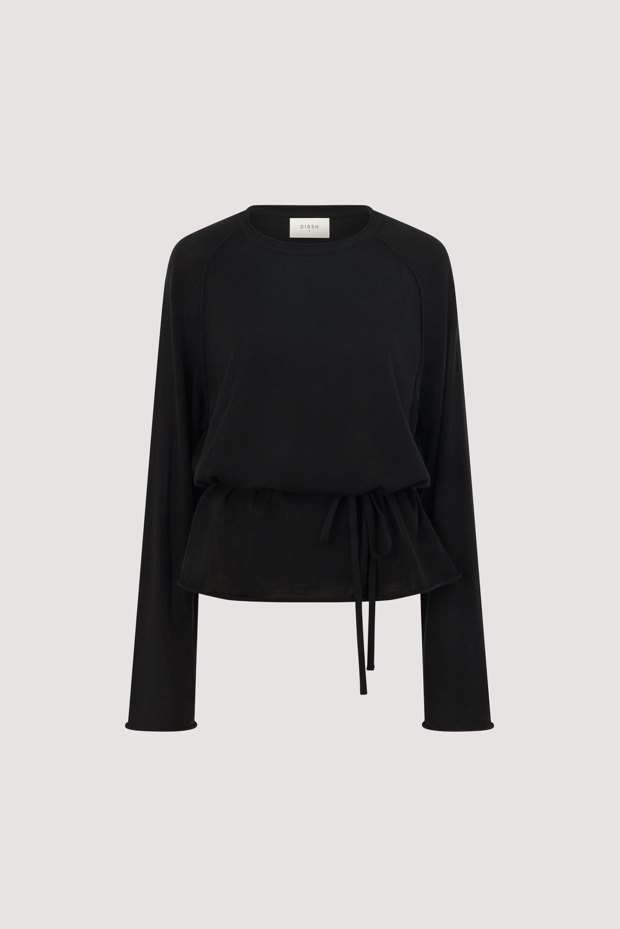 DUKE BLACK TIE MERINO KNIT TOP - Image 5