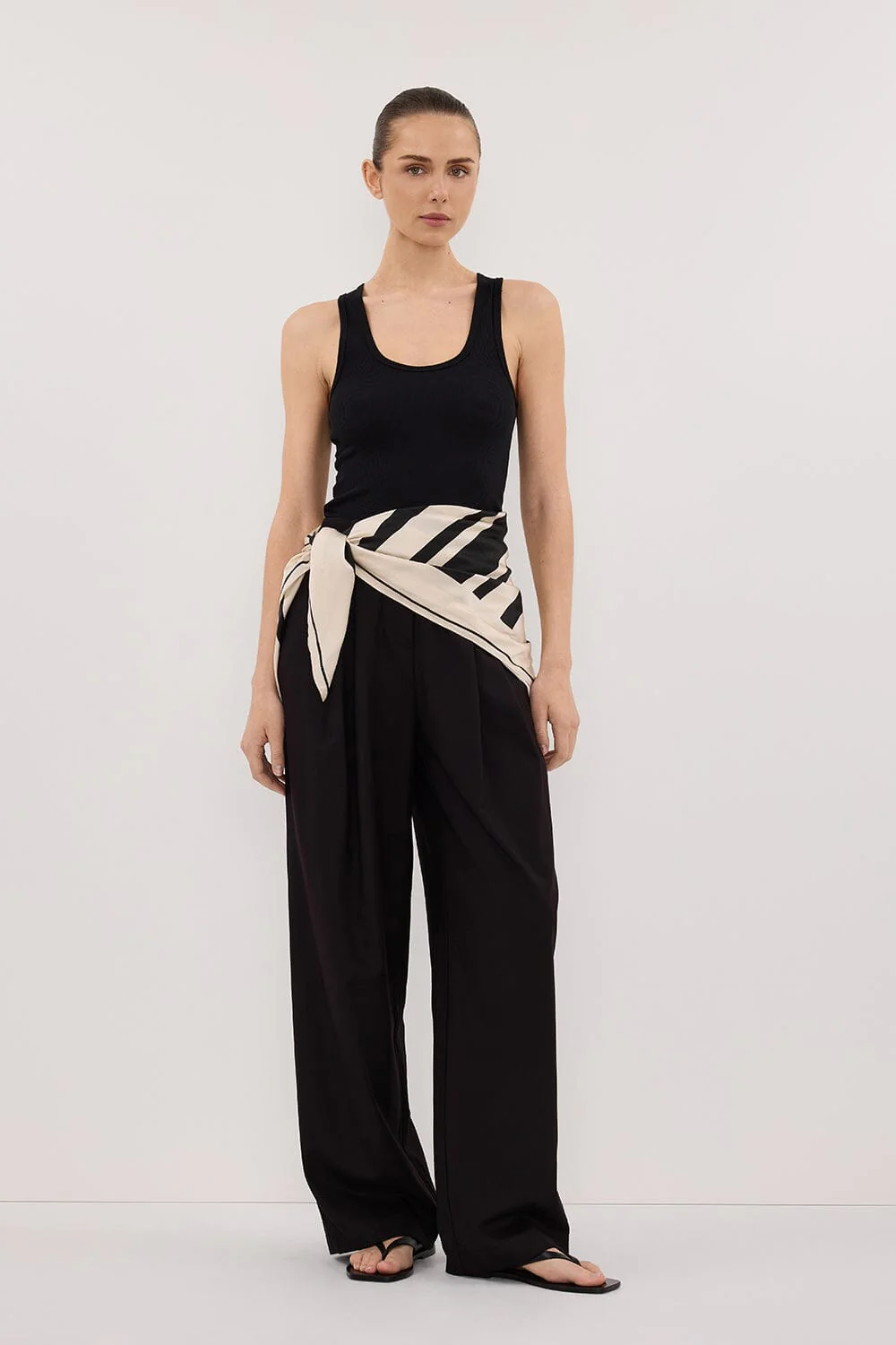 EDEN BLACK TAILORED PANT - Image 3