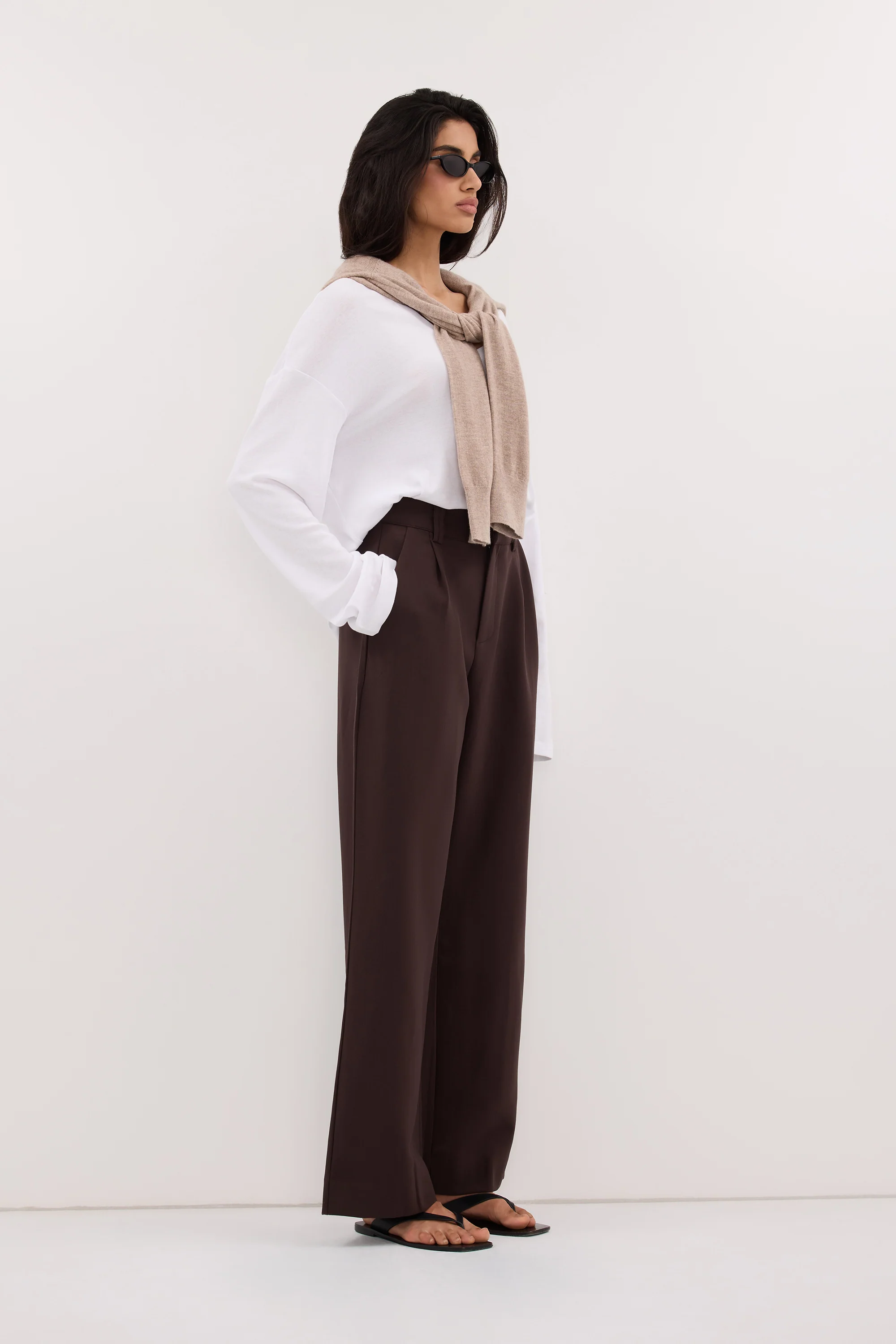 ELLE DARK CHOCOLATE PANT - Image 3