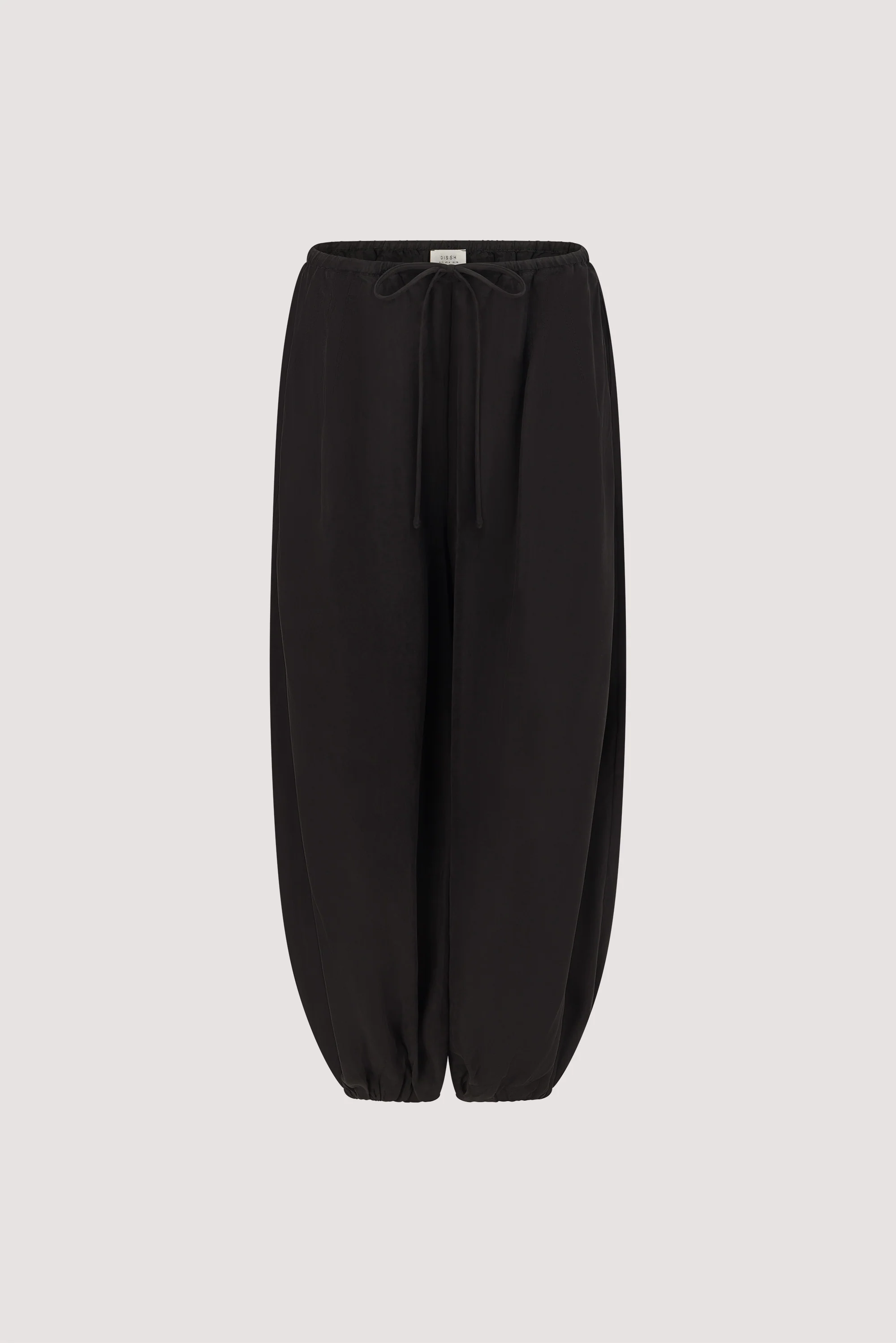 FRANCIS BLACK CUPRO BALLOON PANT - Image 9