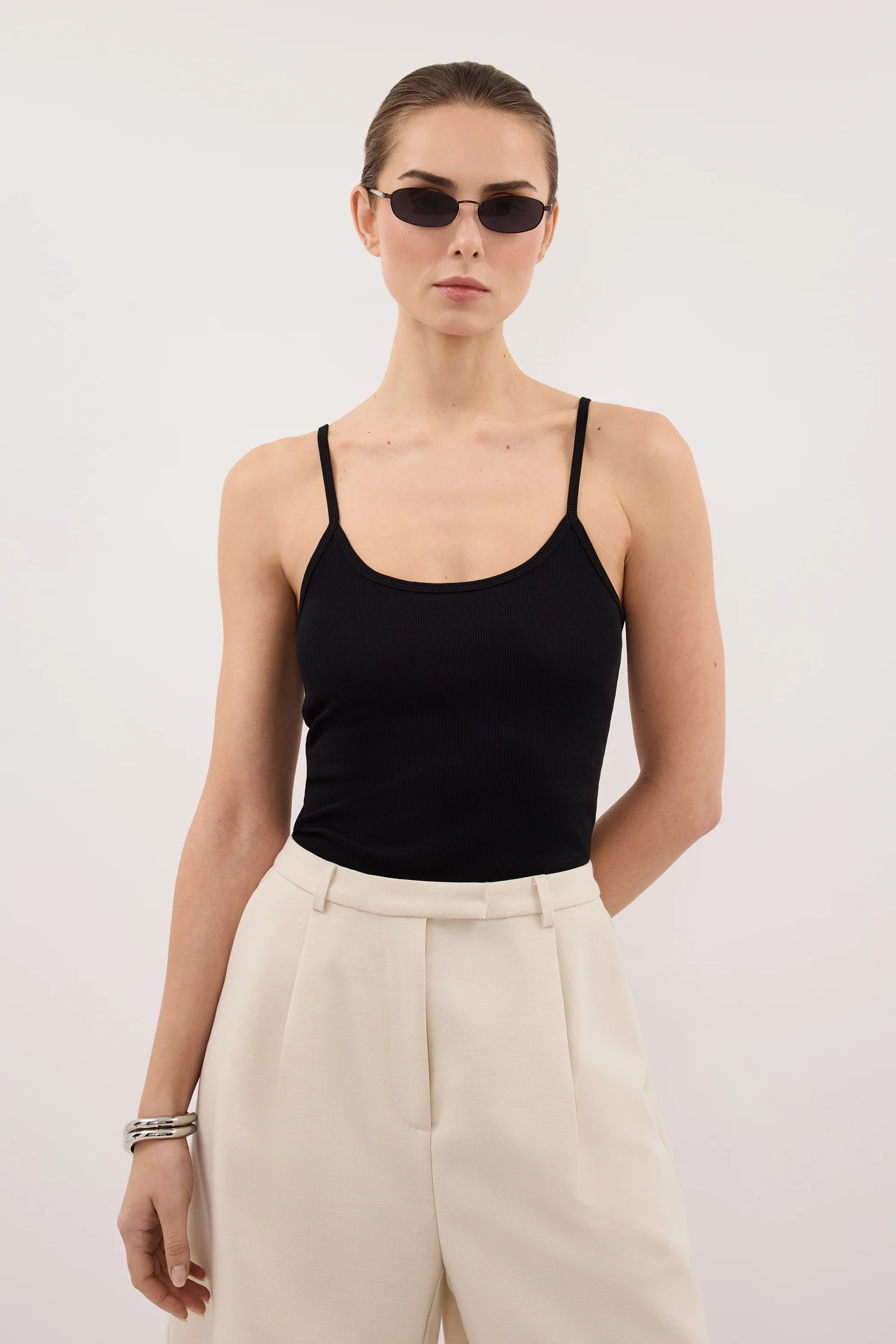 GEORGINA BLACK TANK - Image 2
