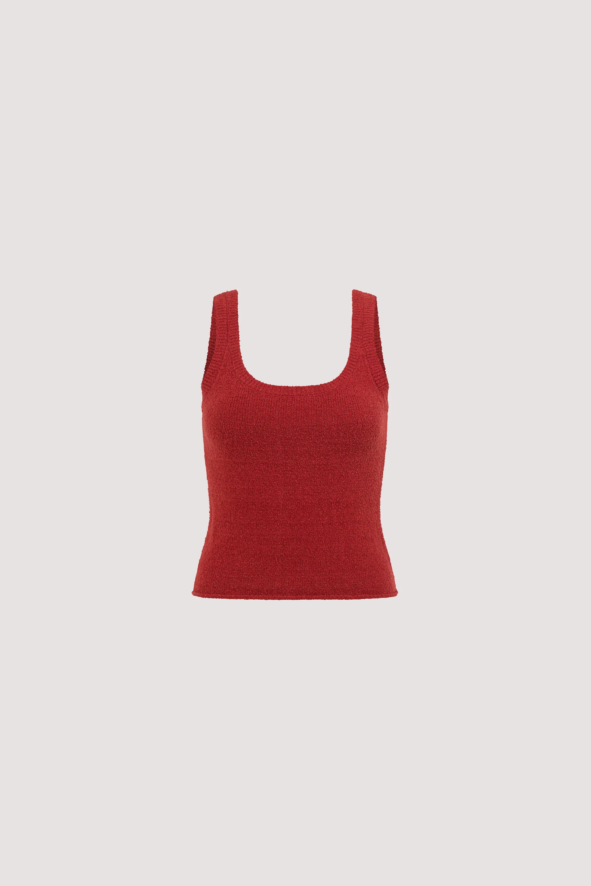 HARRIET BURNT RED KNIT TANK - Image 9