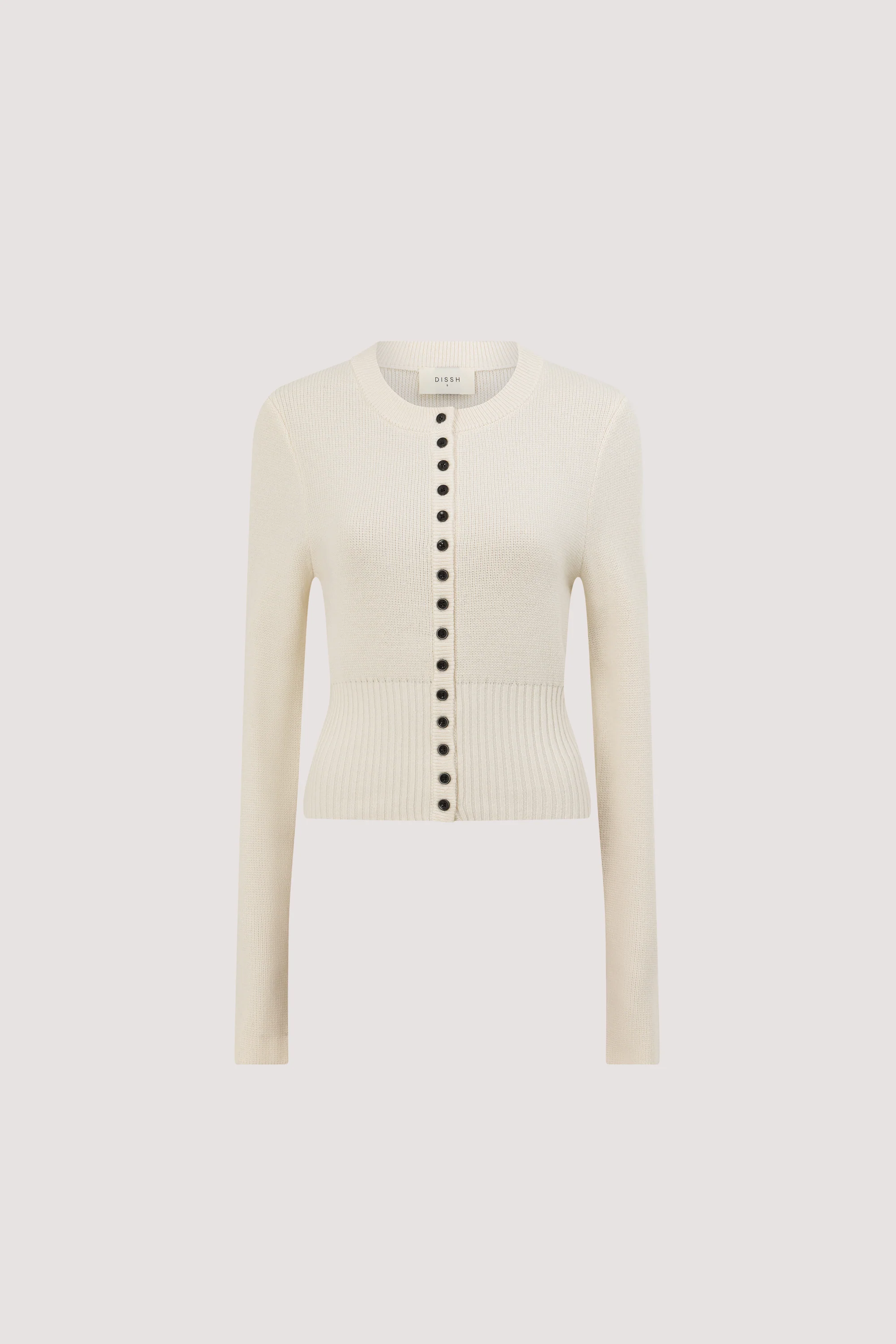 IRIS IVORY CREW KNIT CARDIGAN - Image 6