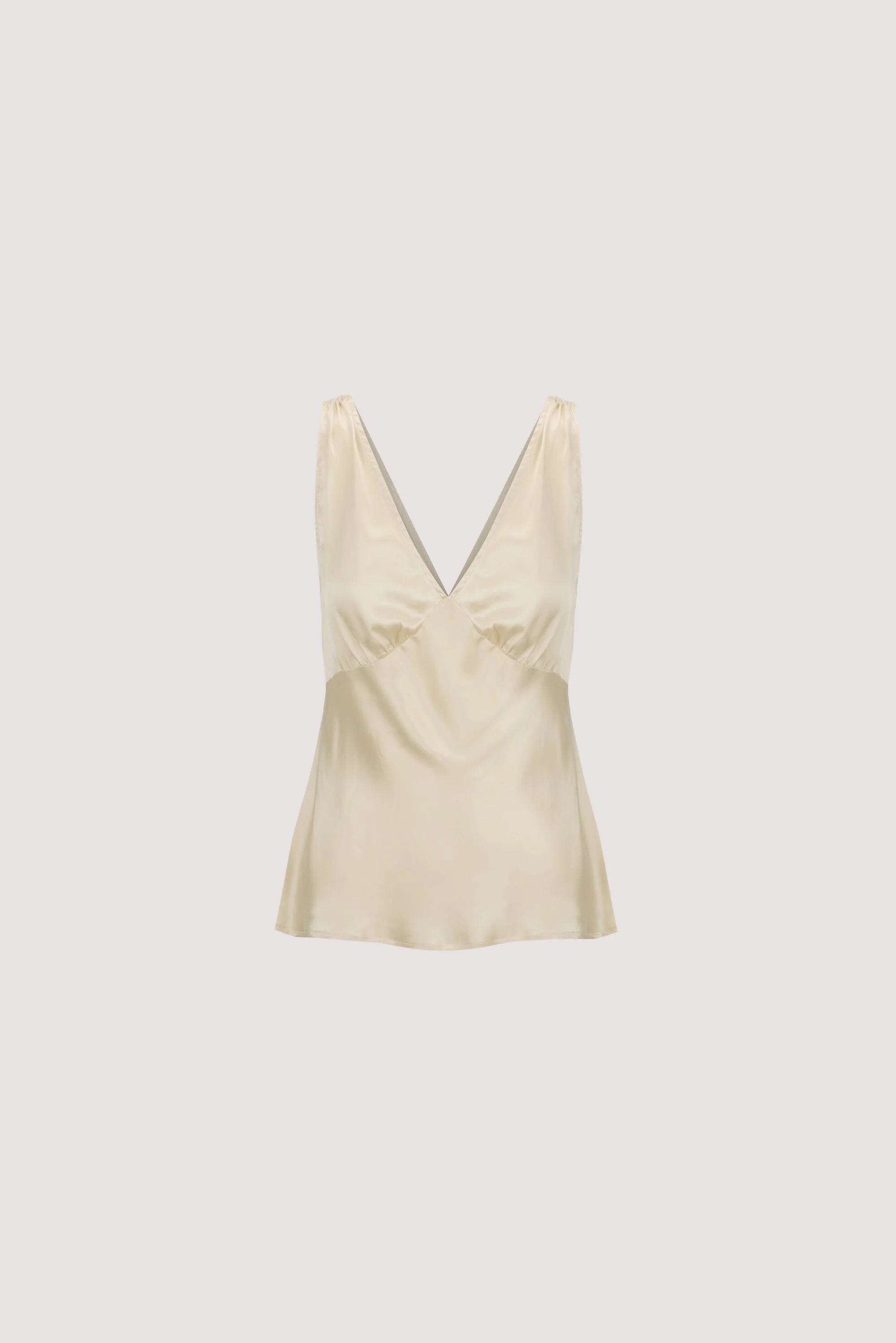 JORJA STRAW SLEEVELESS SILK TOP - Image 8