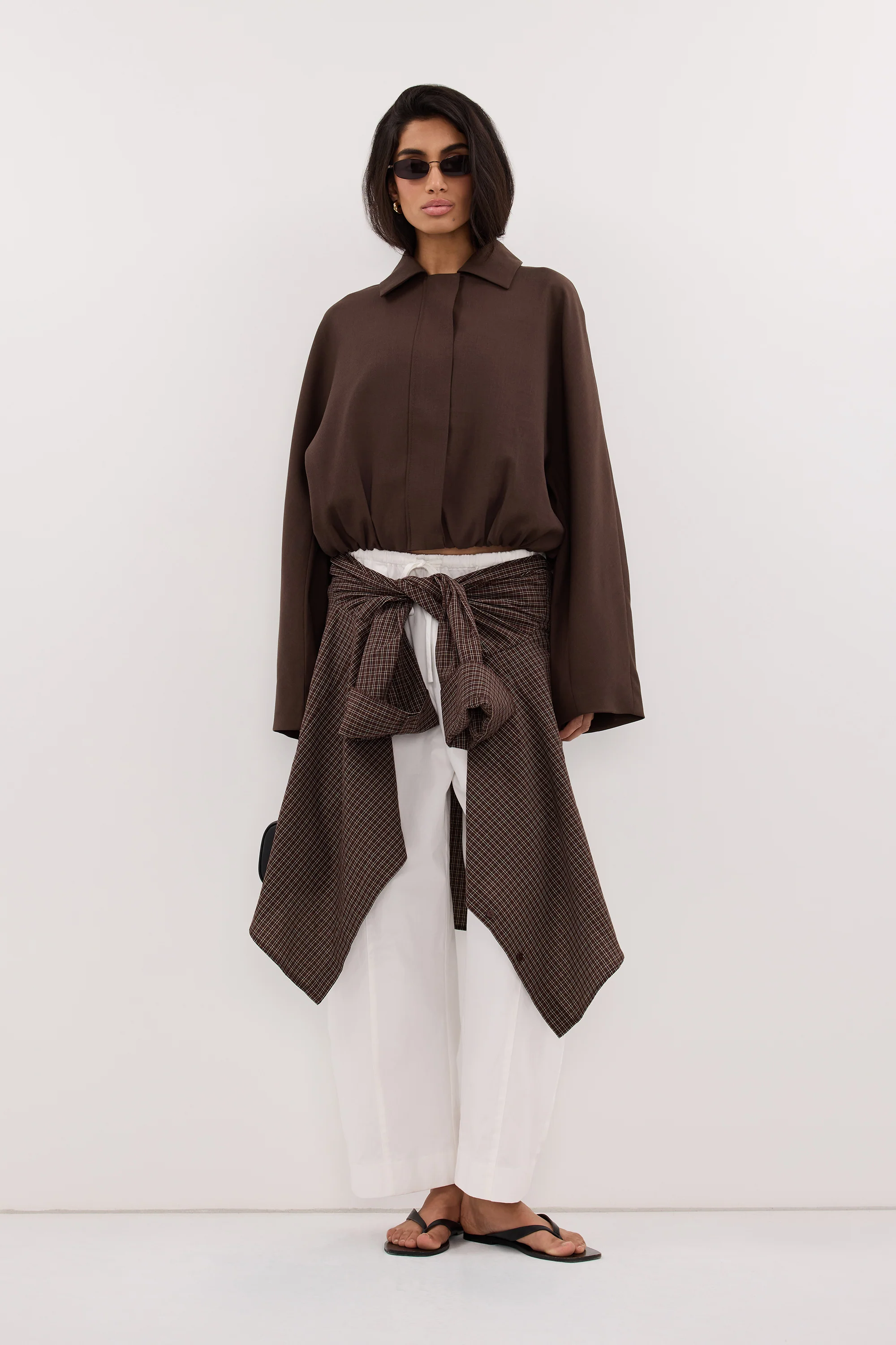 KENDALL MILK CHOC BOMBER JACKET - Image 3