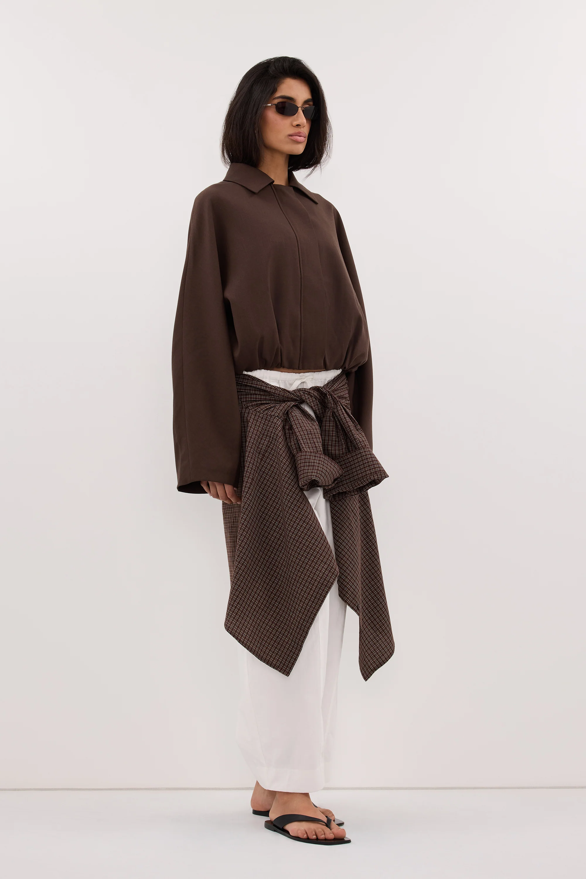 KENDALL MILK CHOC BOMBER JACKET - Image 4