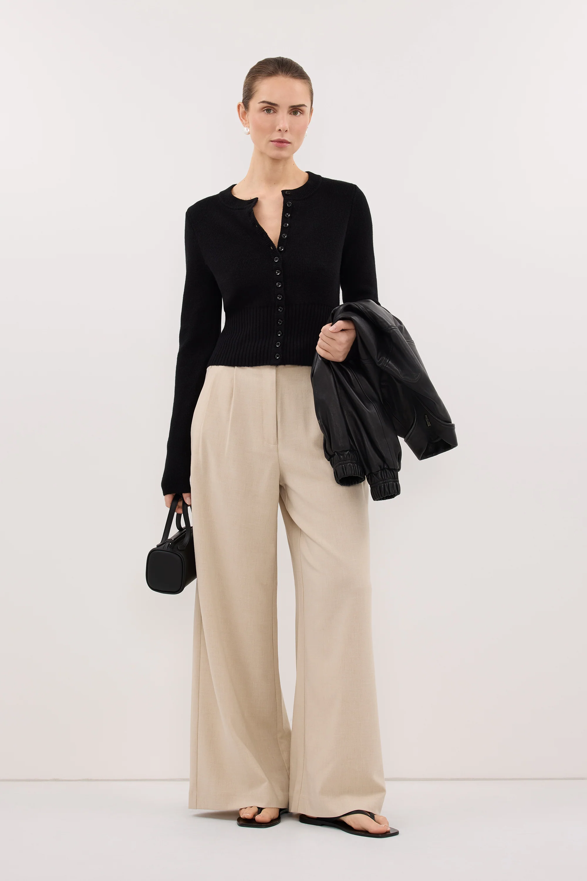KENDALL OAT WIDE LEG PANT