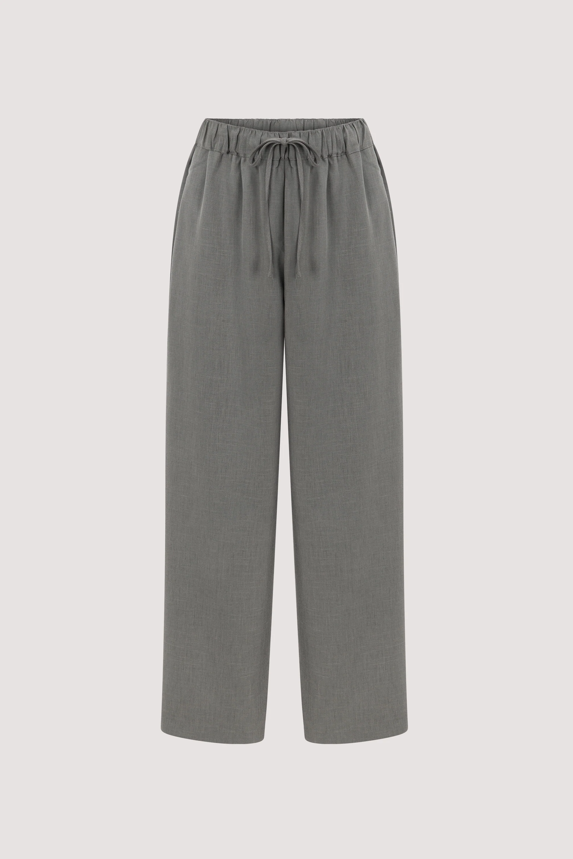 KENDALL STEEL GREY DRAWSTRING PANT - Image 9