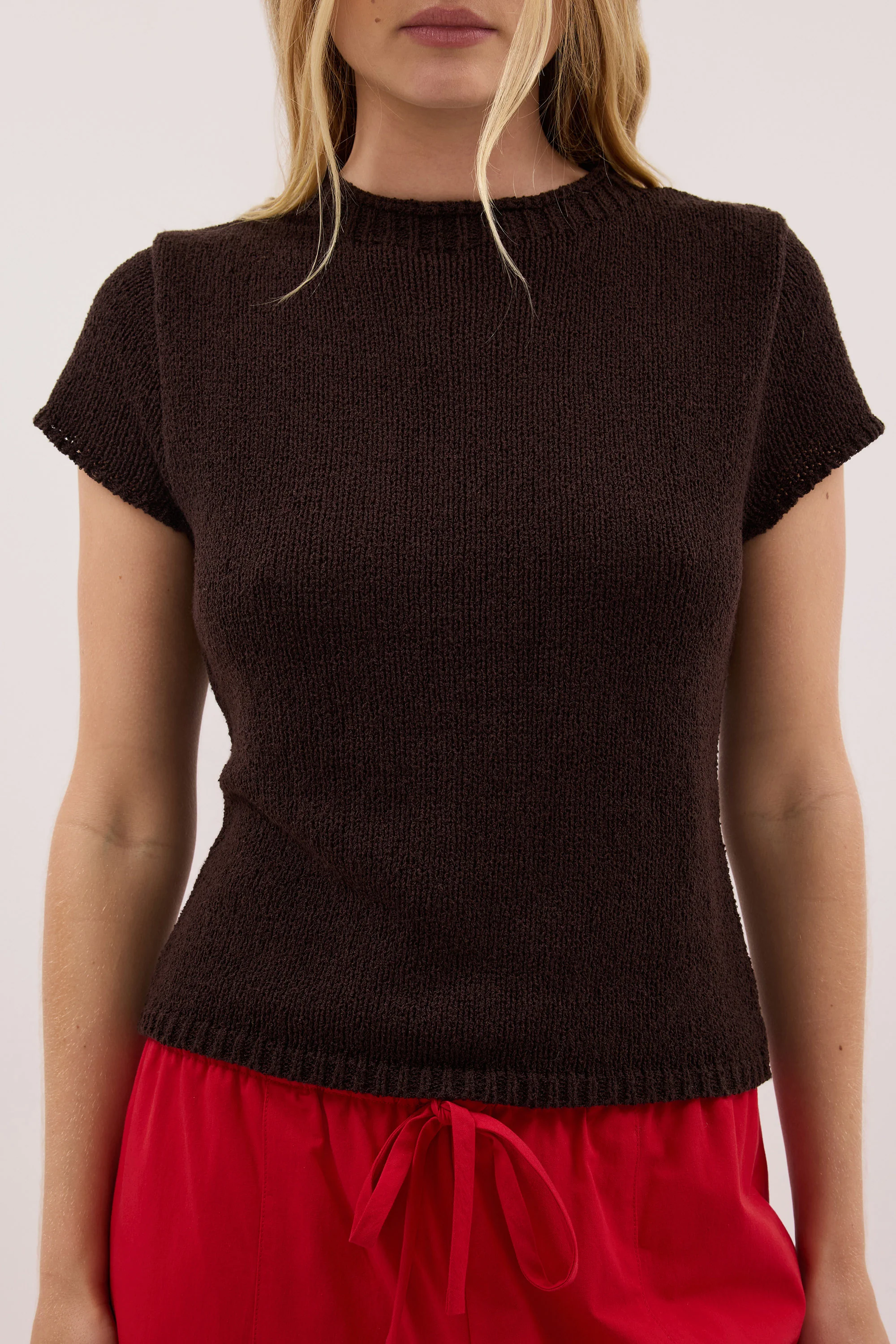 LEO CHOC KNIT TOP - Image 4