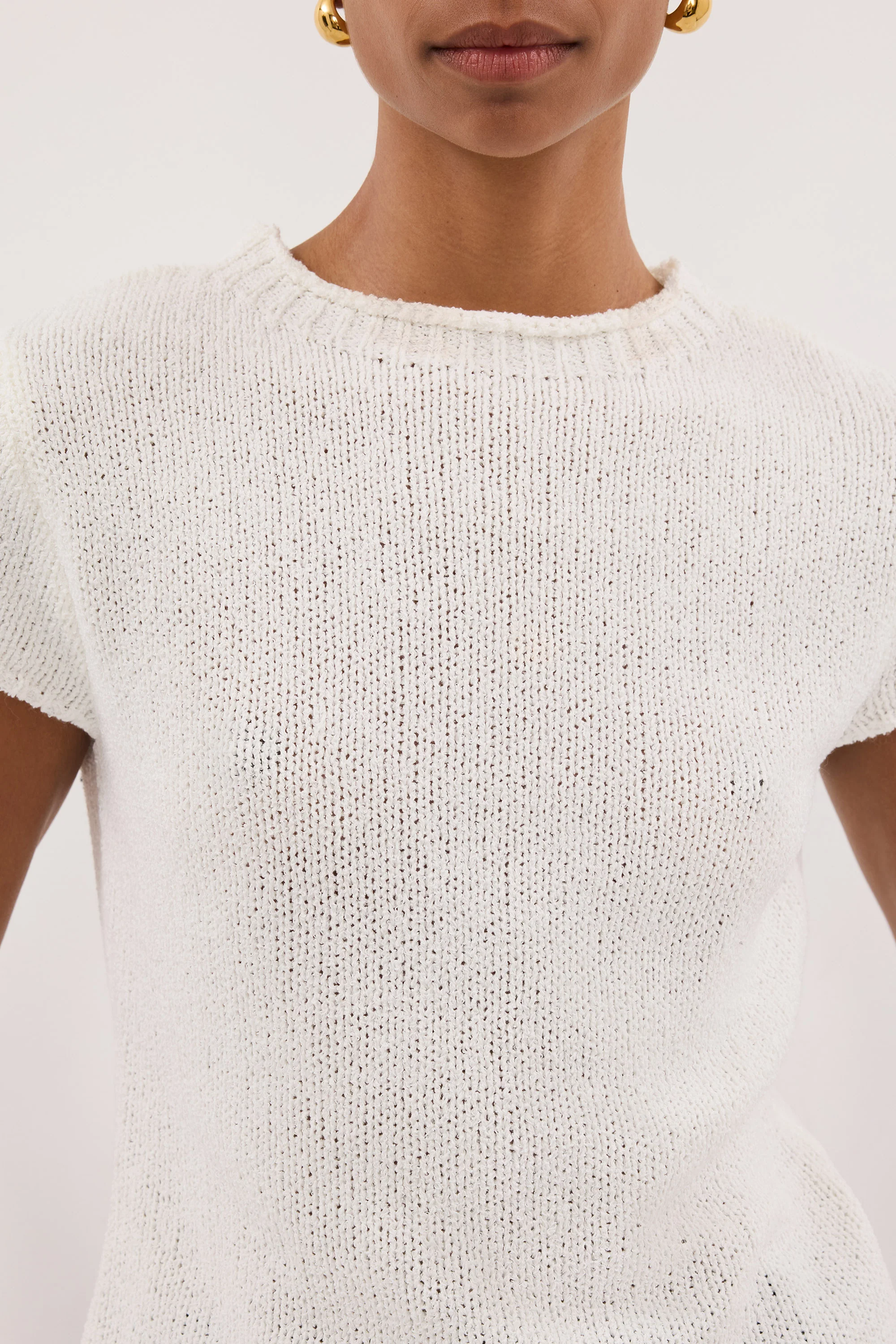 LEO OFF WHITE KNIT TOP - Image 4