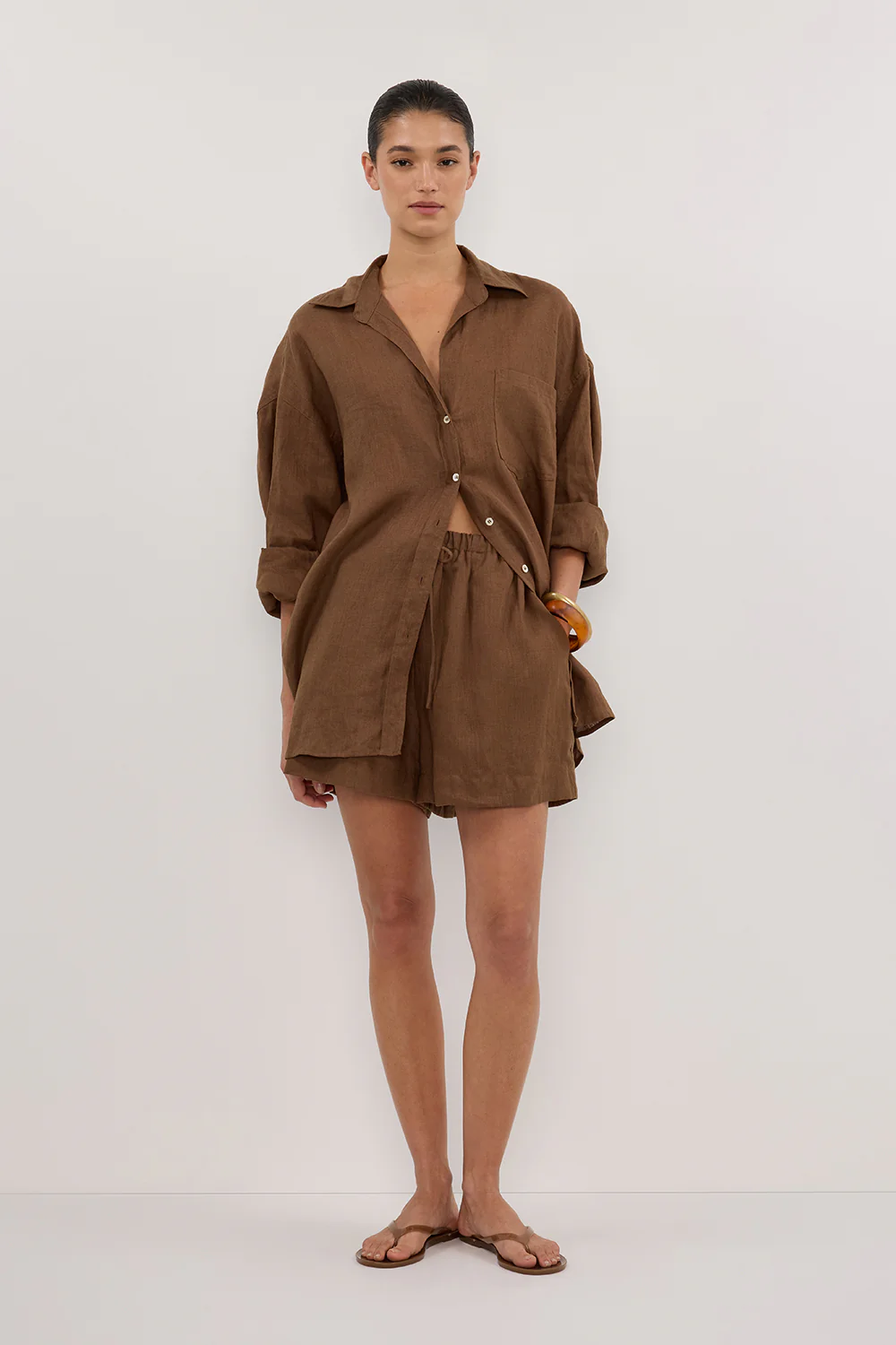 LUNE FONDANT LINEN SHORT