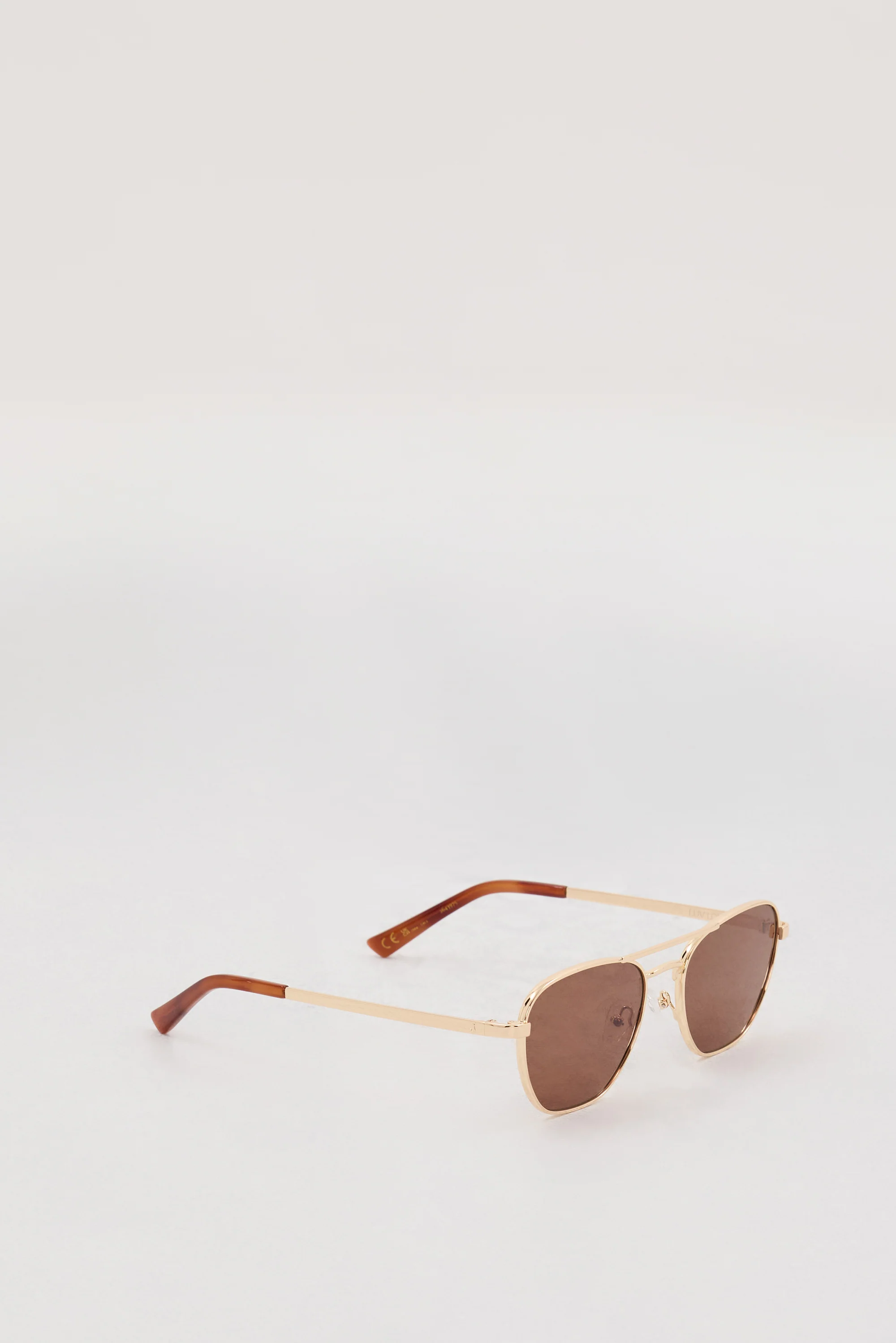 LUV LOU THE CHLOE GOLD SUNGLASSES - Image 3