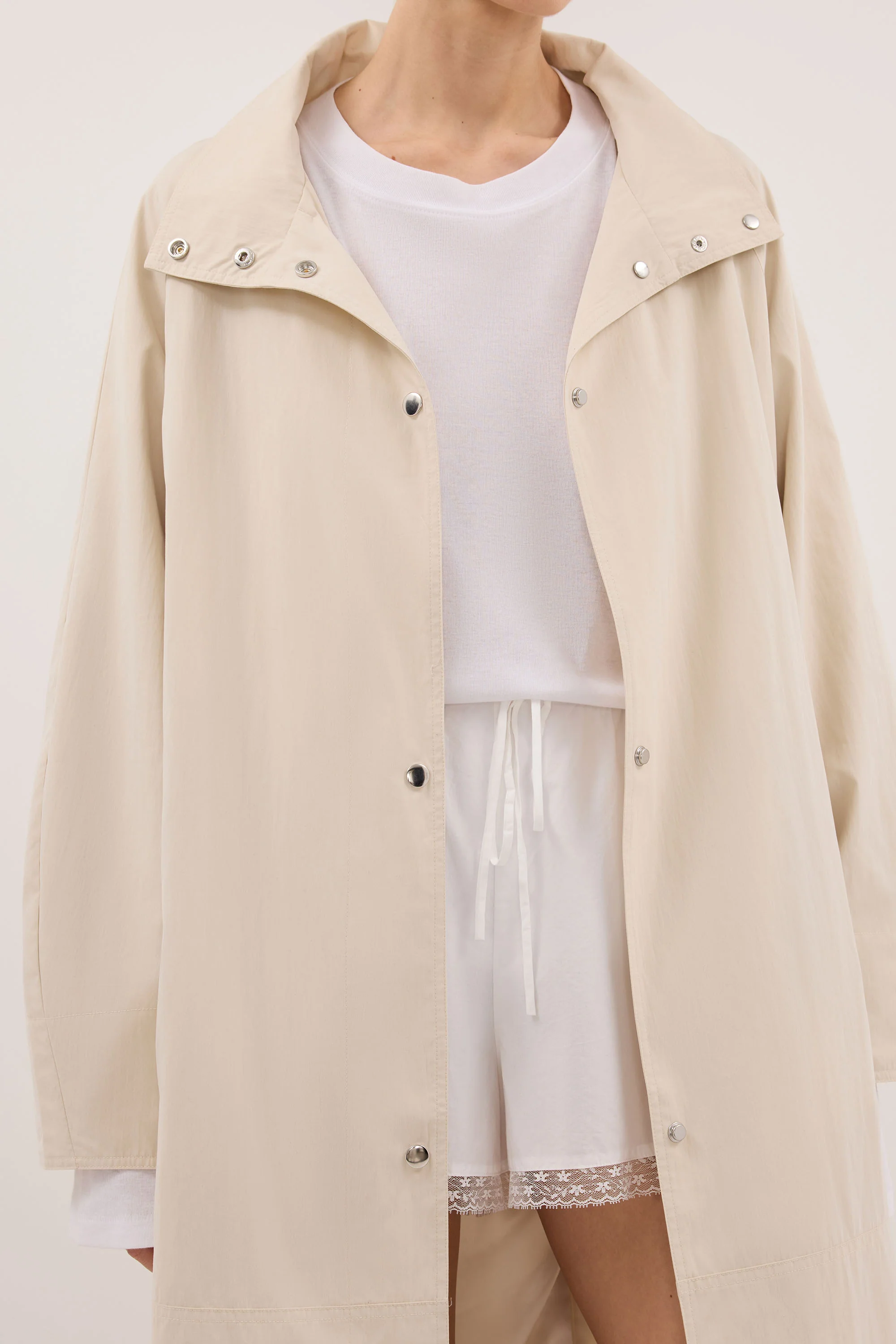 MARIS OYSTER LIGHTWEIGHT TRENCH COAT - Image 6