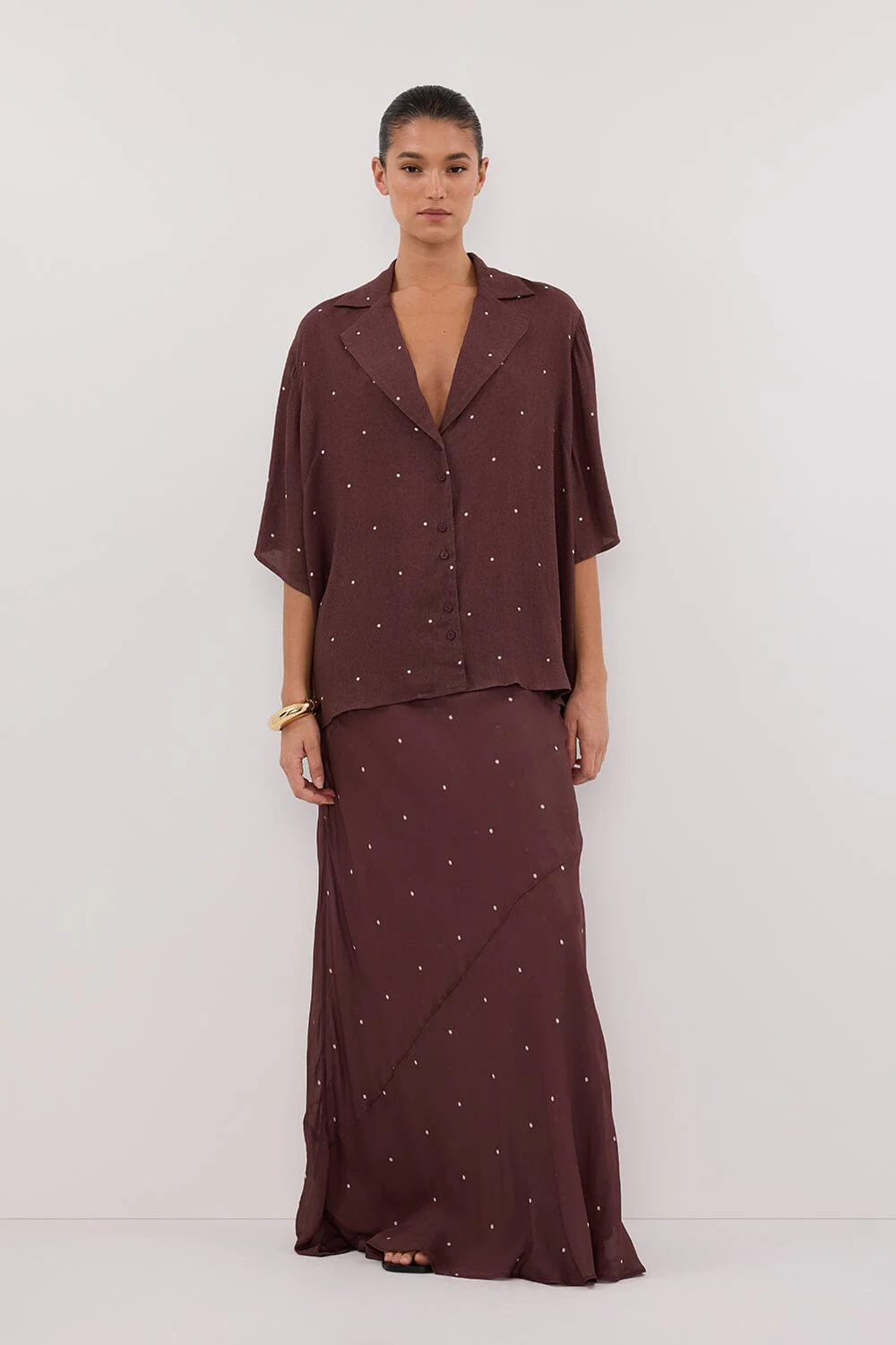 MELROSE WALNUT SHORT SLEEVE SHIRT - Image 2