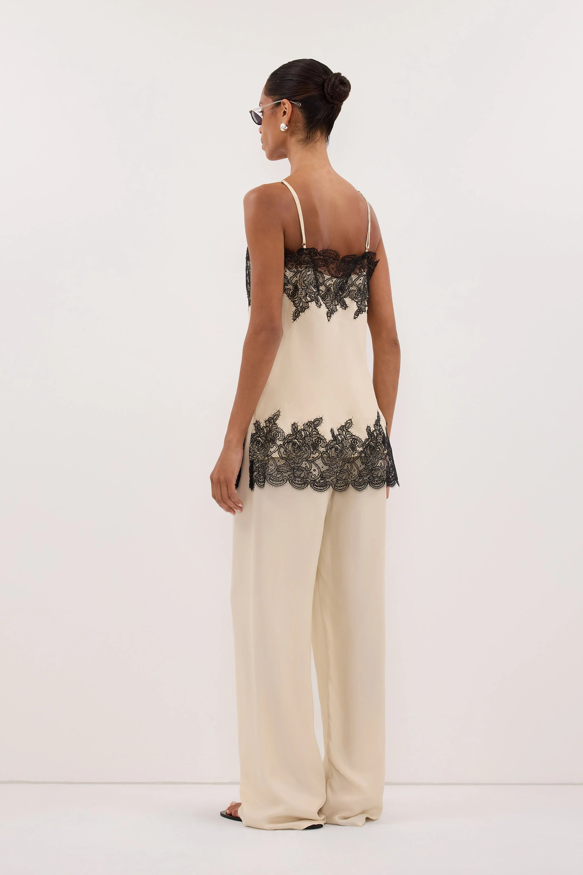 MINA STRAW CUPRO LACE TOP - Image 8