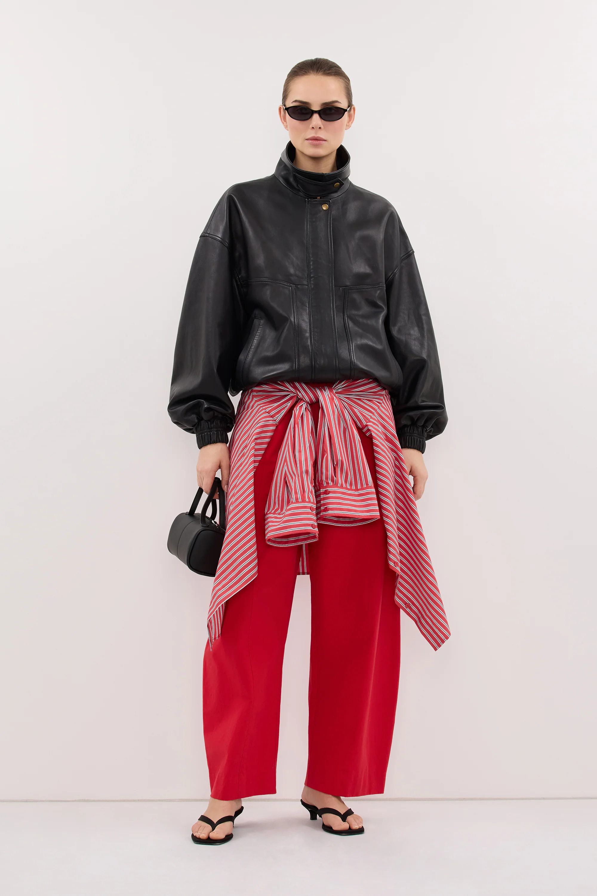 MISHA RED STRIPE SHIRT - Image 8
