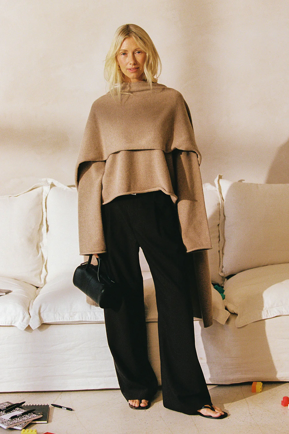 MONIQUE PEAT CHOC TAILORED PANT - Image 2