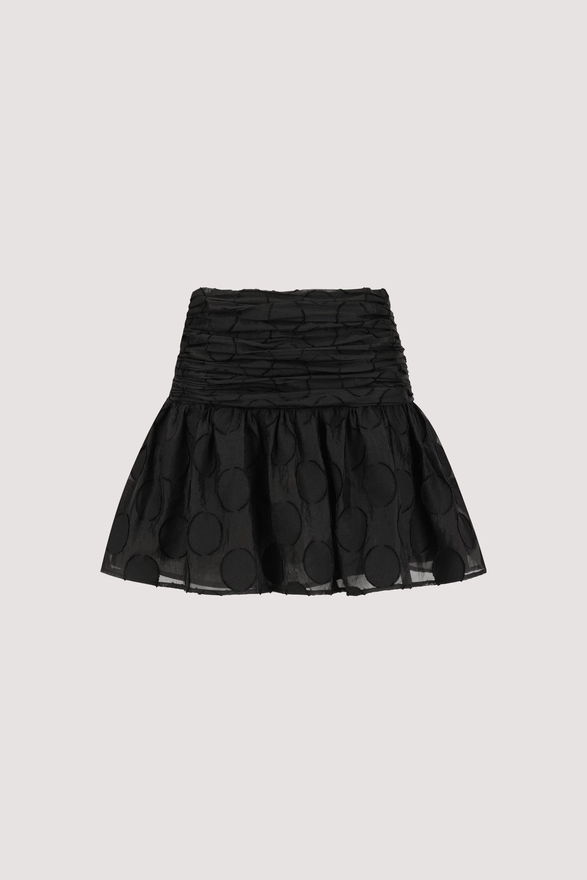 MONTANA BLACK JACQUARD MINI SKIRT - Image 7