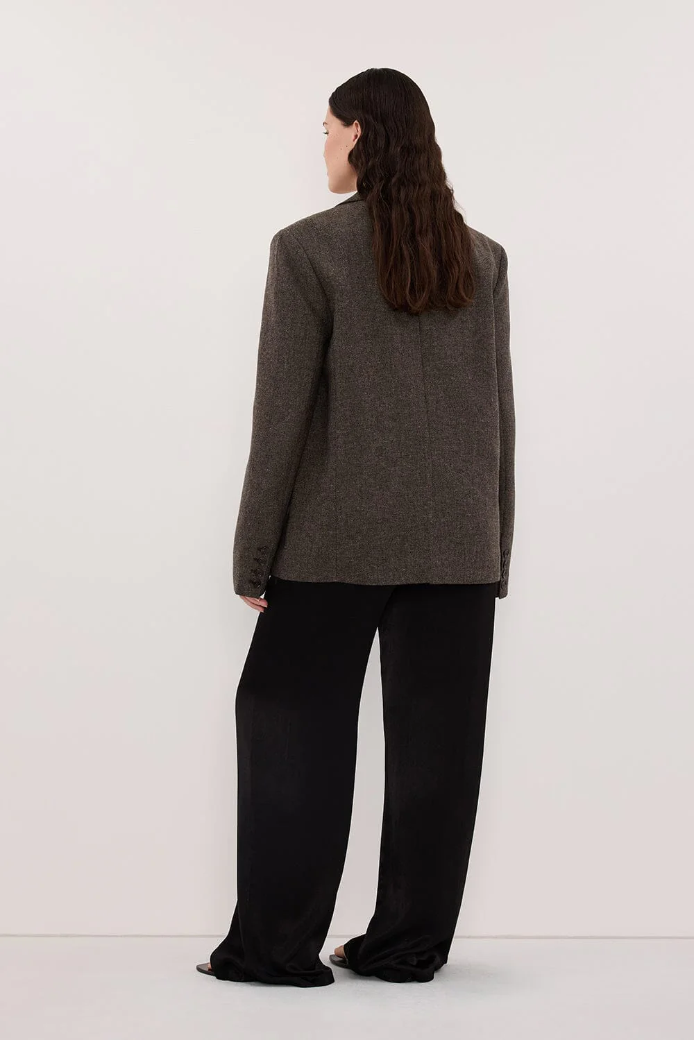 MYA BLACK SATIN PANT - Image 7