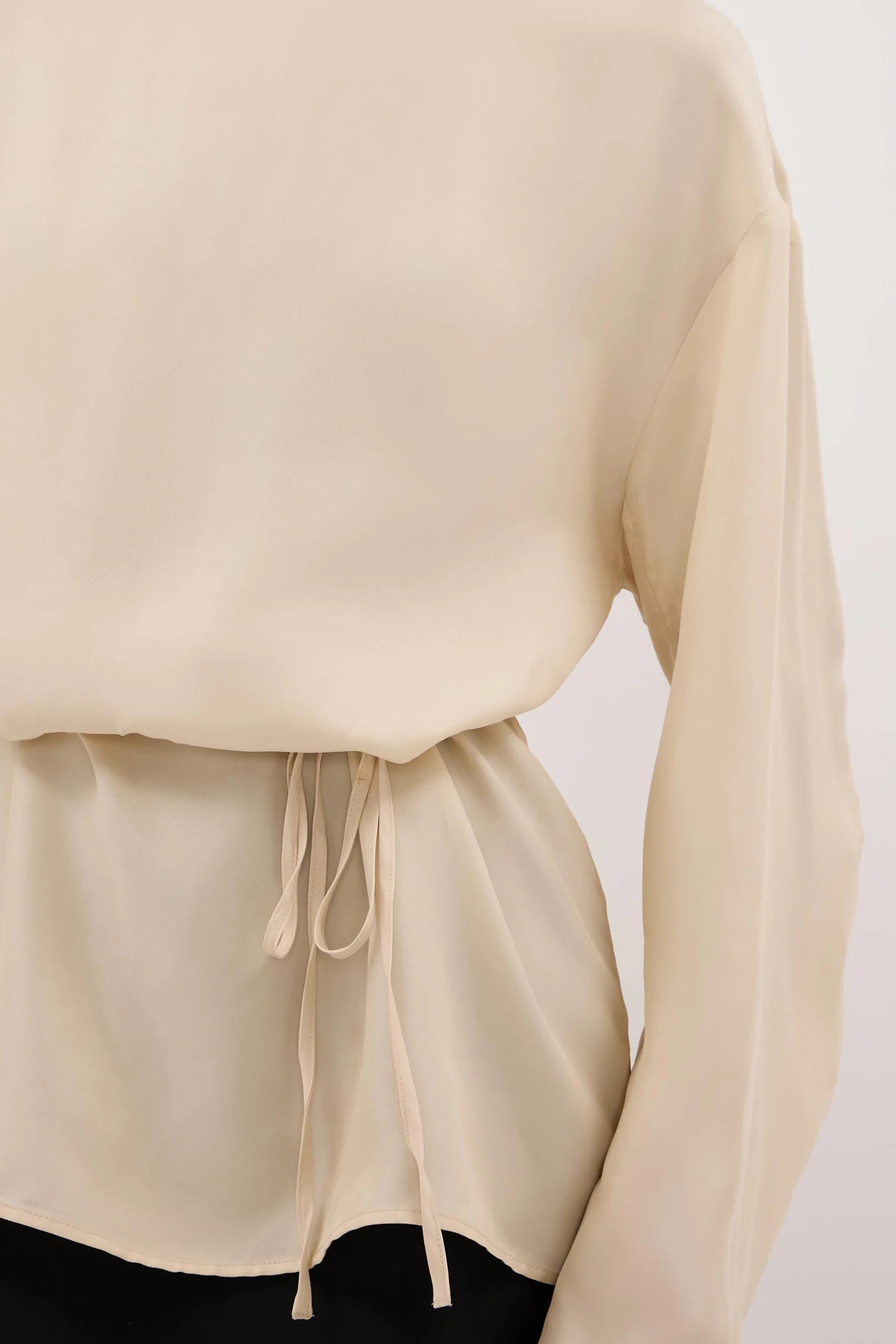 MYLAH STRAW CUPRO COCOON TOP - Image 4