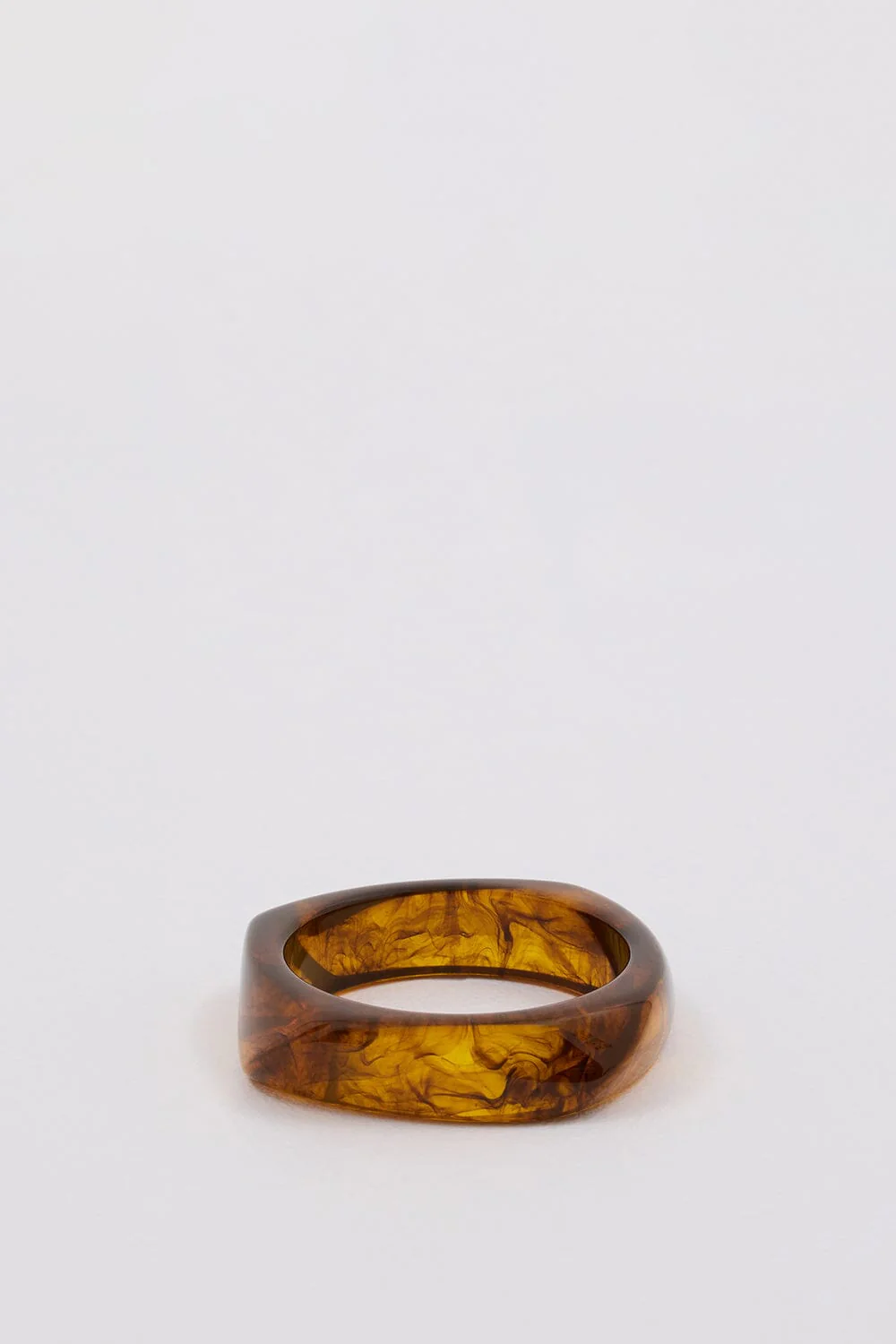 NOAH THE LABEL BROWN RESIN BANGLE