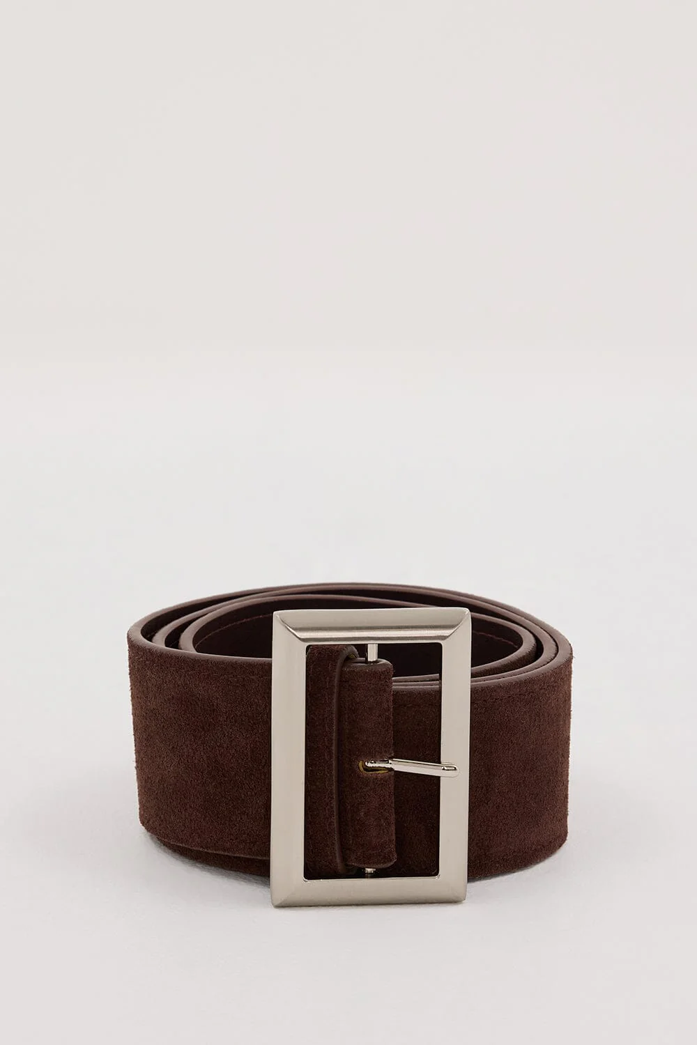 NOAH THE LABEL DARK BROWN SUEDE BELT