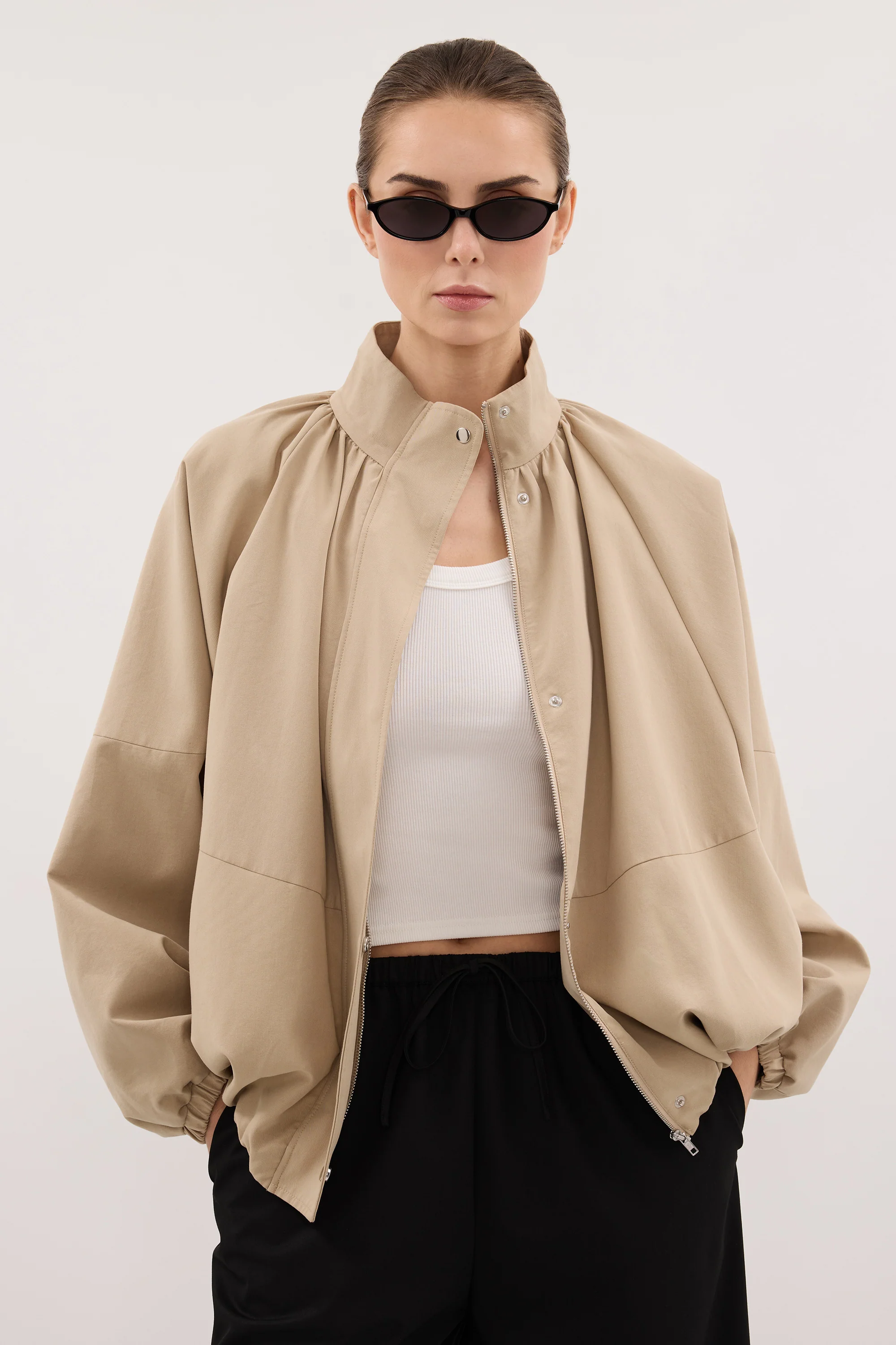 OAKLEE STONE BATWING LIGHTWEIGHT JACKET - Image 2