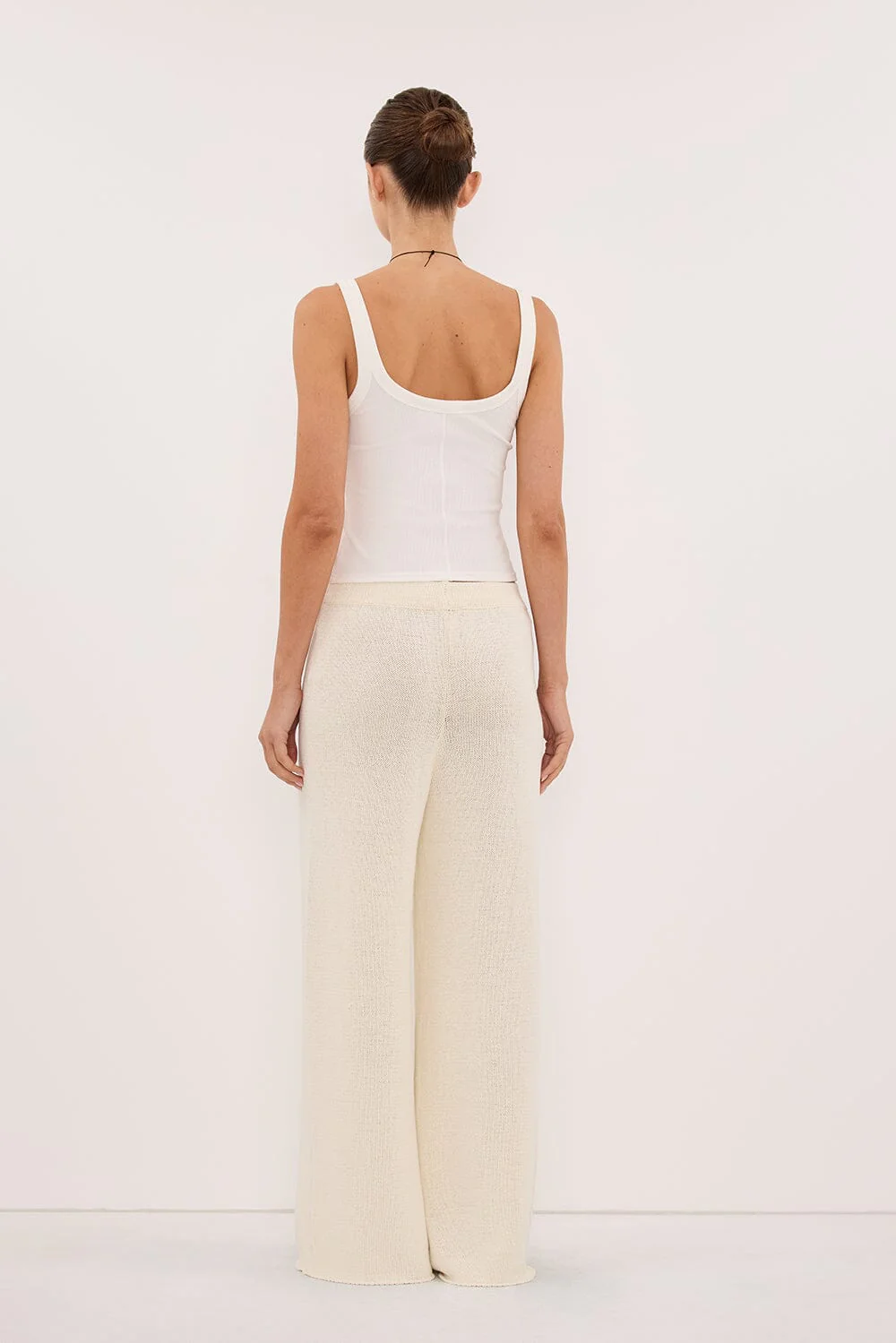 ORIA NATURAL COTTON KNIT PANT - Image 2