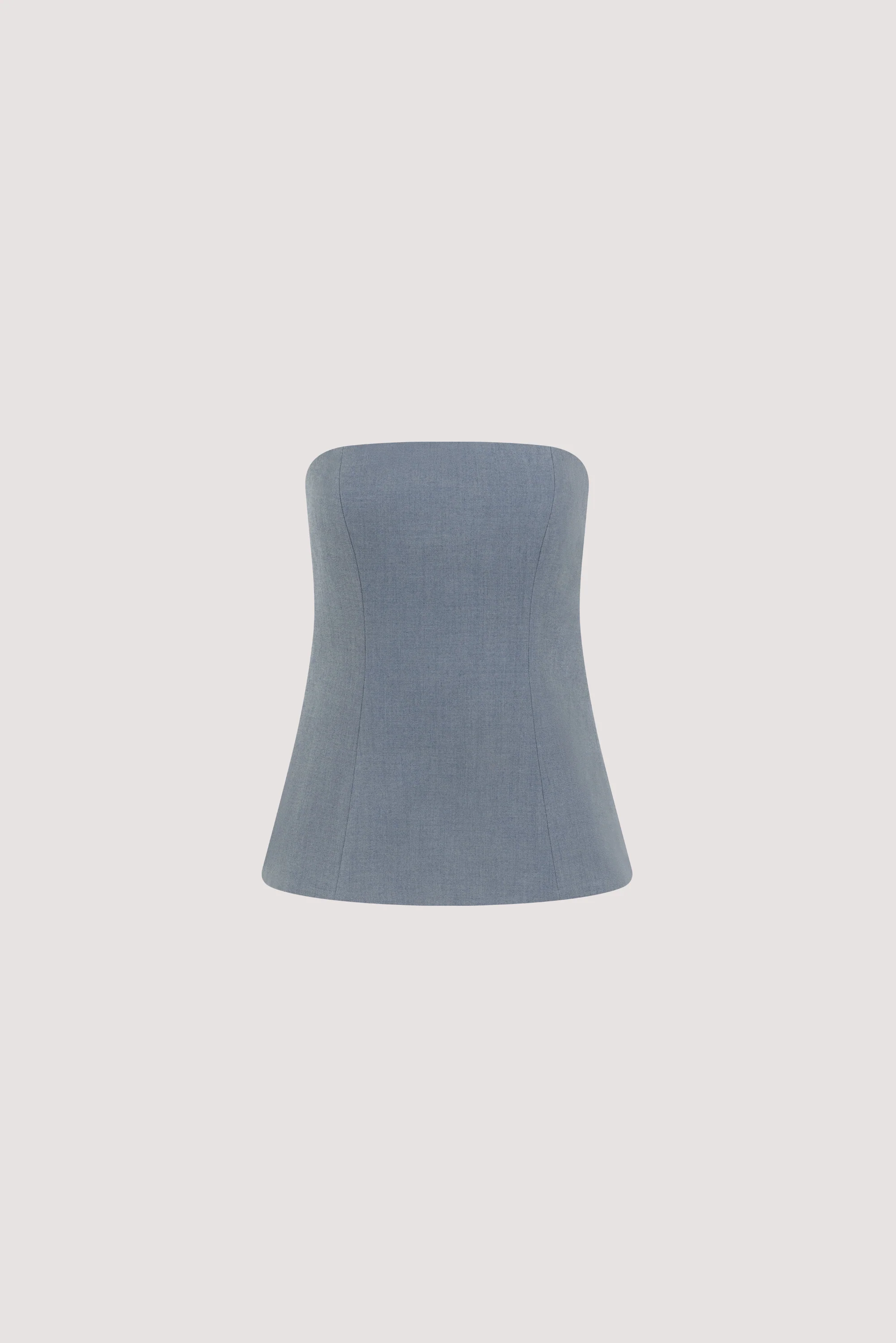 PEYTON DUSTY BLUE MARLE BUSTIER - Image 5