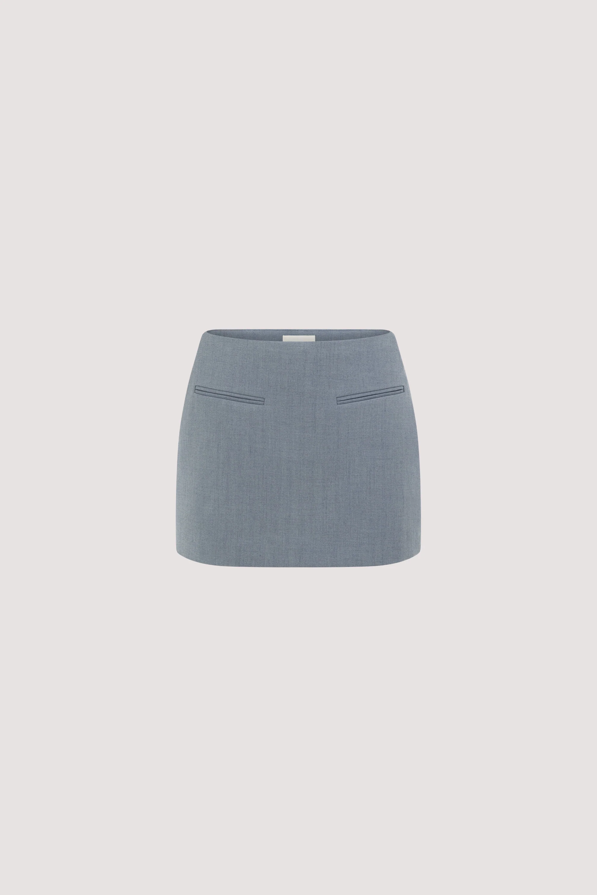 PEYTON DUSTY BLUE MARLE MICRO SKORT - Image 7