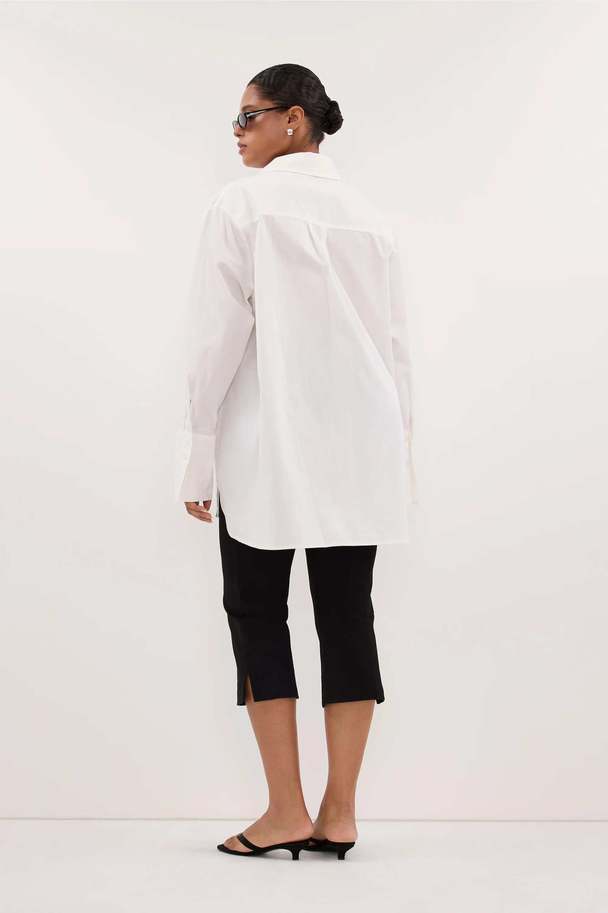 RAE WHITE LIGHT WEIGHT COTTON SHIRT - Image 6