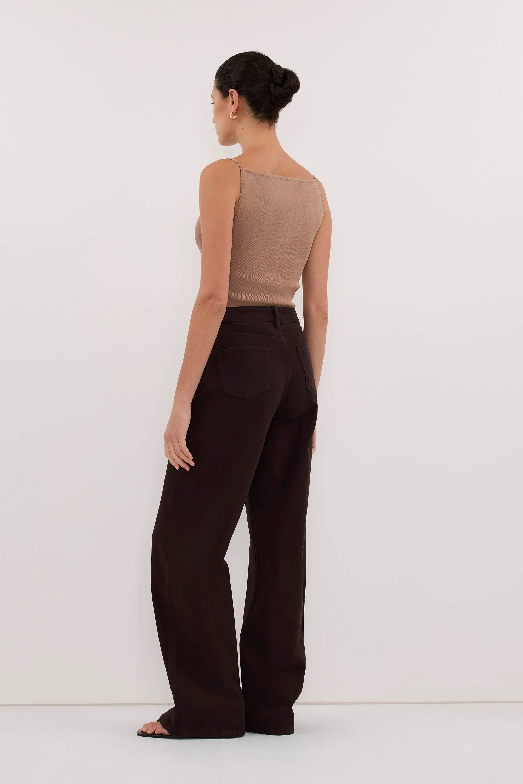 REAGAN 2.0 BURNT CHOC TALL JEAN - Image 3