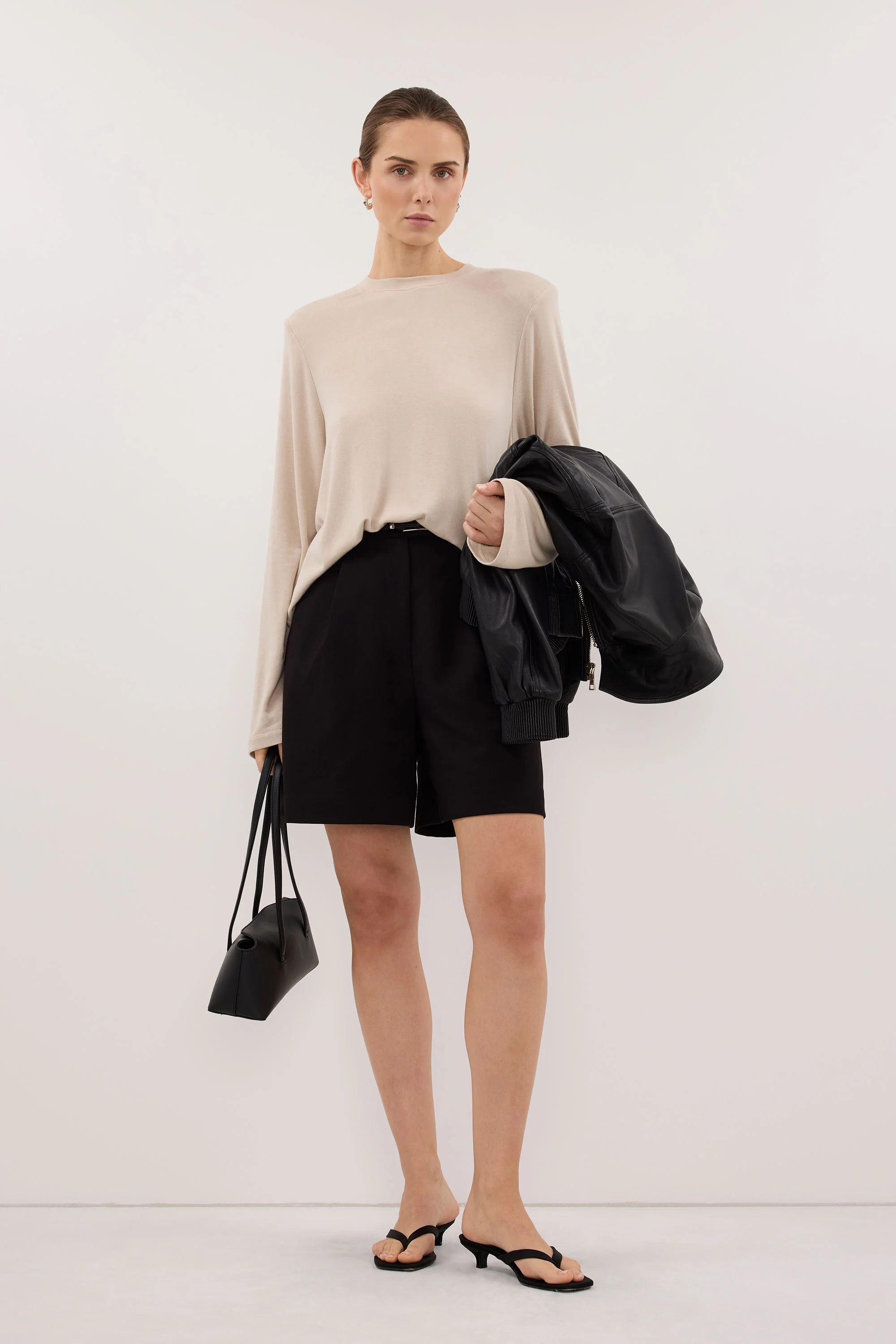 RENI STONE SHOULDER PAD TOP - Image 3