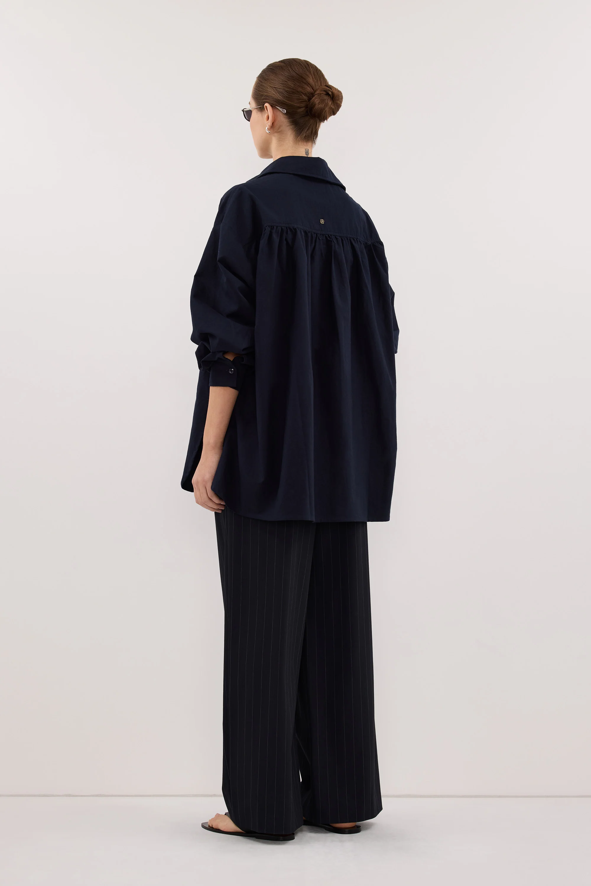 RHEA 2.0 INK OVERSIZED COTTON SHIRT - Image 3