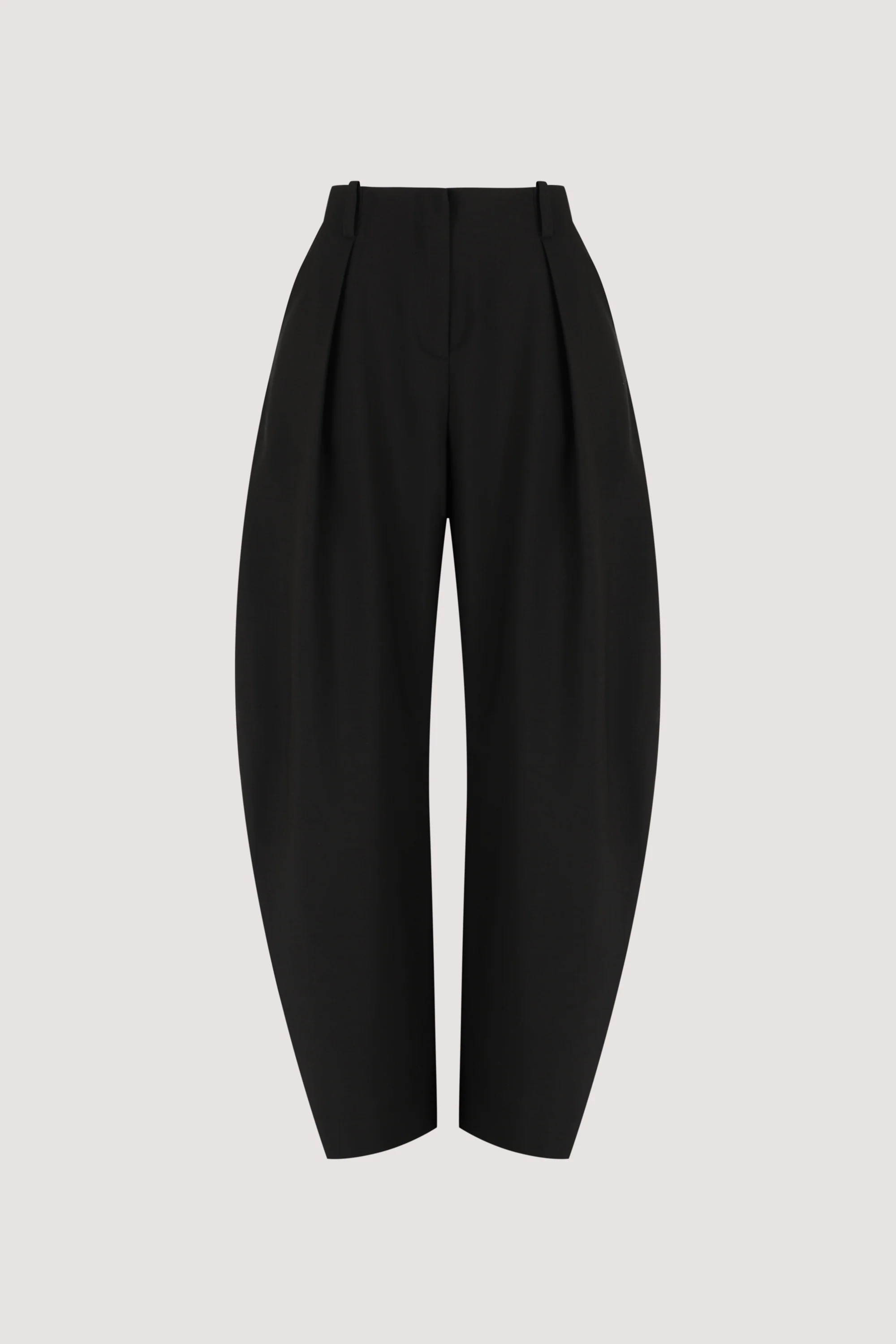 ROMY BLACK BARREL LEG TAILORED PANT - Image 9