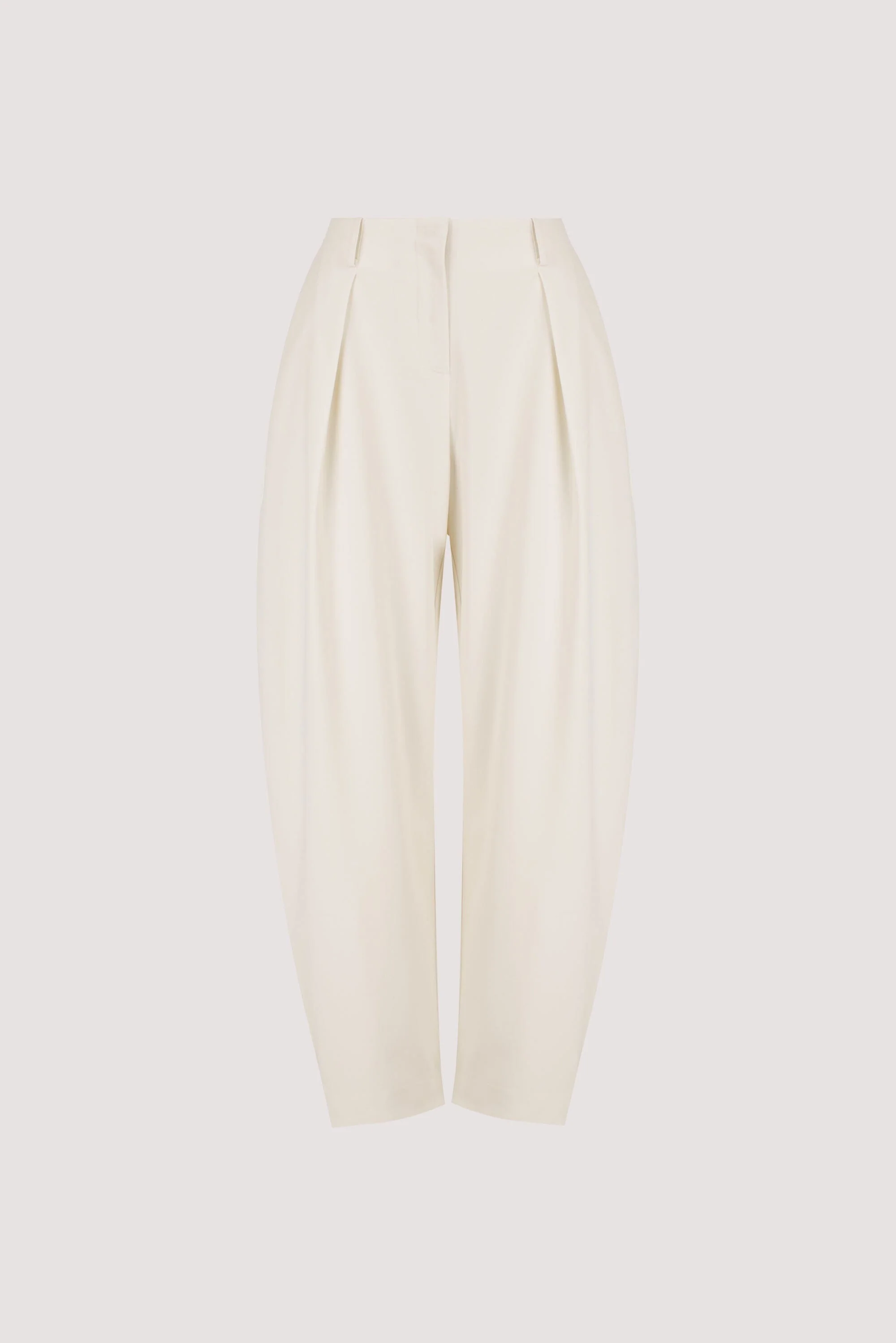 ROMY CREAM BARREL LEG TAILORED PANT - Image 9